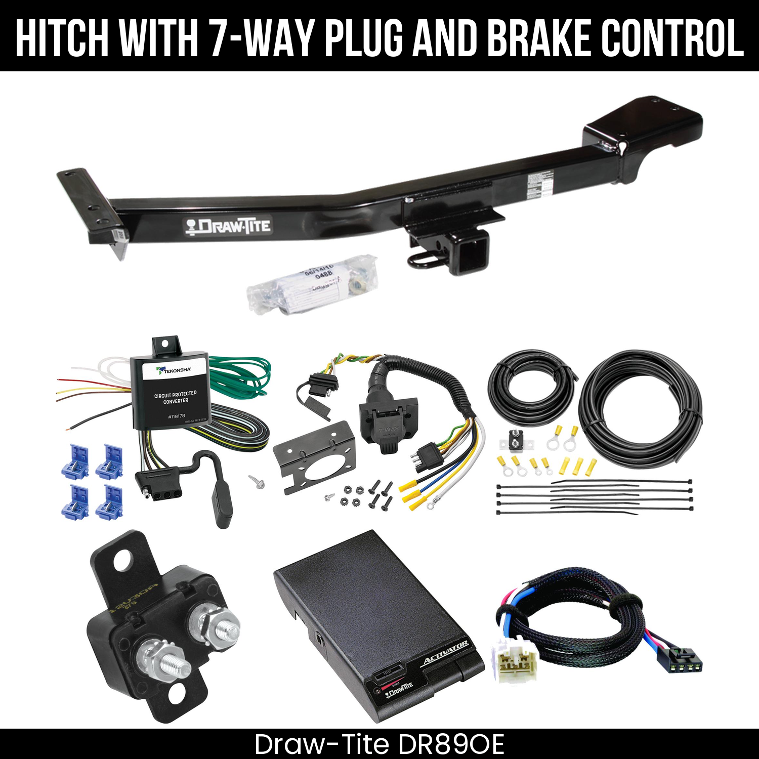 Trailer Hitch , 7-Way , Draw-Tite Activator Brake Control