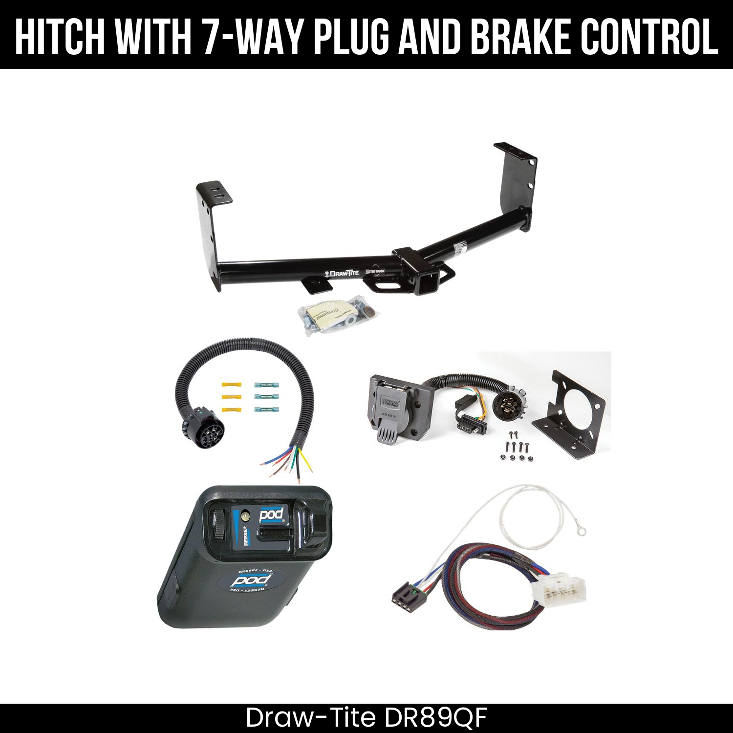 Trailer Hitch , 7-Way , Reese POD Brake Control