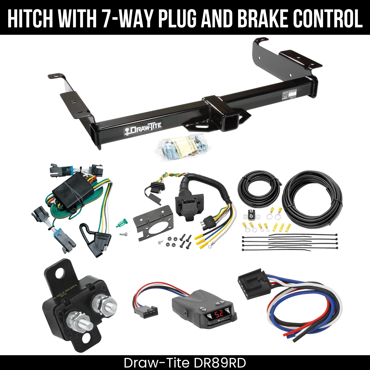 Trailer Hitch , 7-Way , Tekonsha Brakeman IV Brake Control