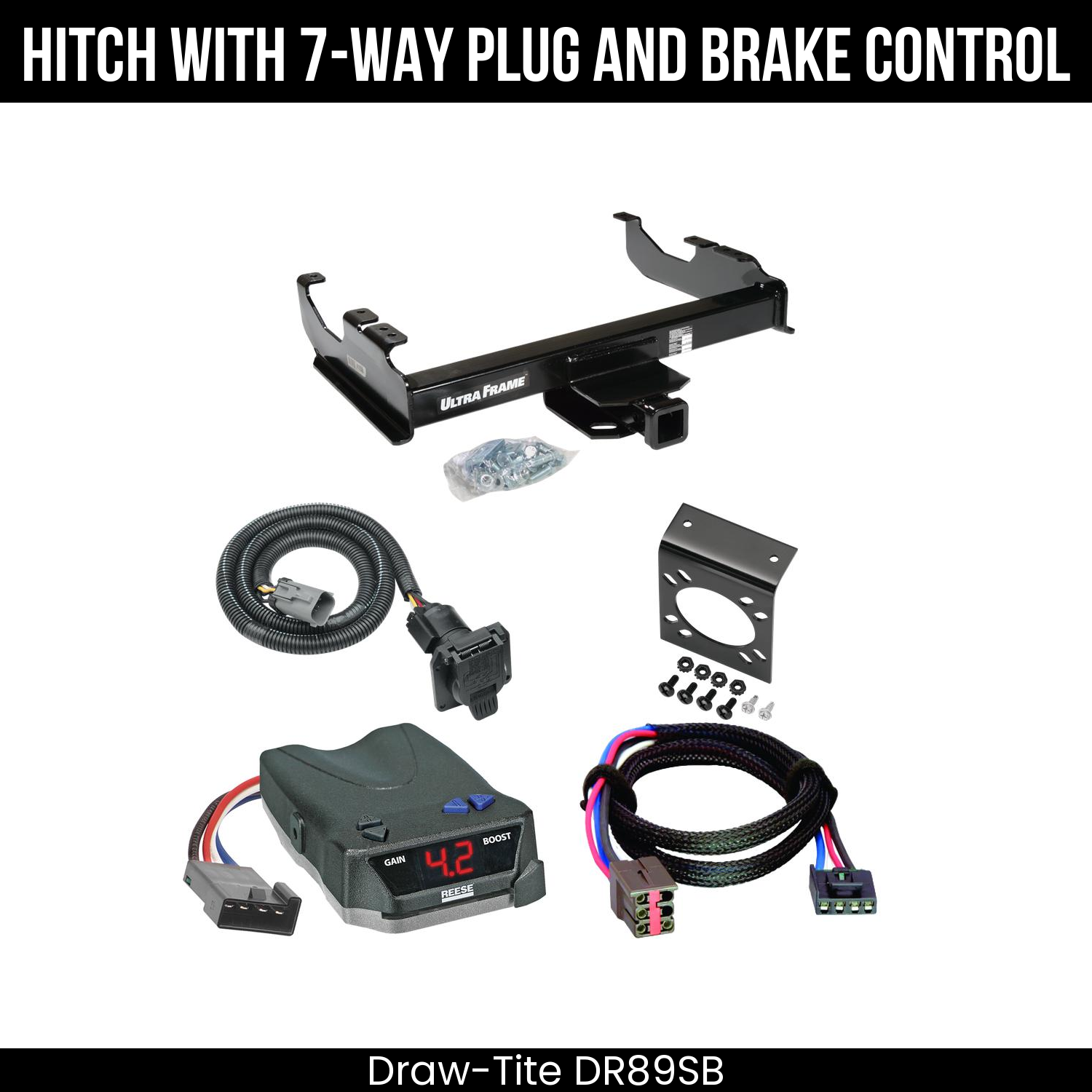 Trailer Hitch , 7-Way , Reese Brake EVN Control