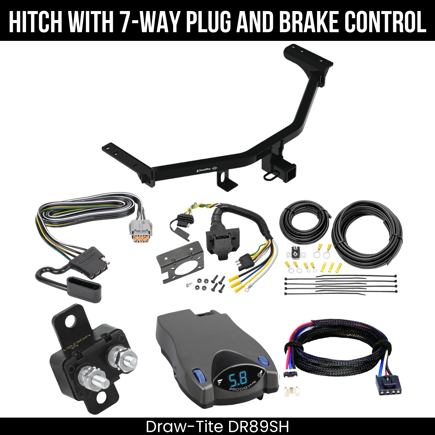 Trailer Hitch , 7-Way , Tekonsha Prodigy P2 Brake Control