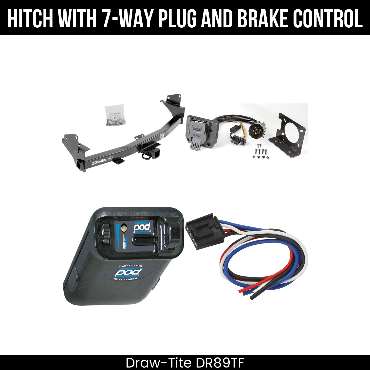 Trailer Hitch , 7-Way , Reese POD Brake Control