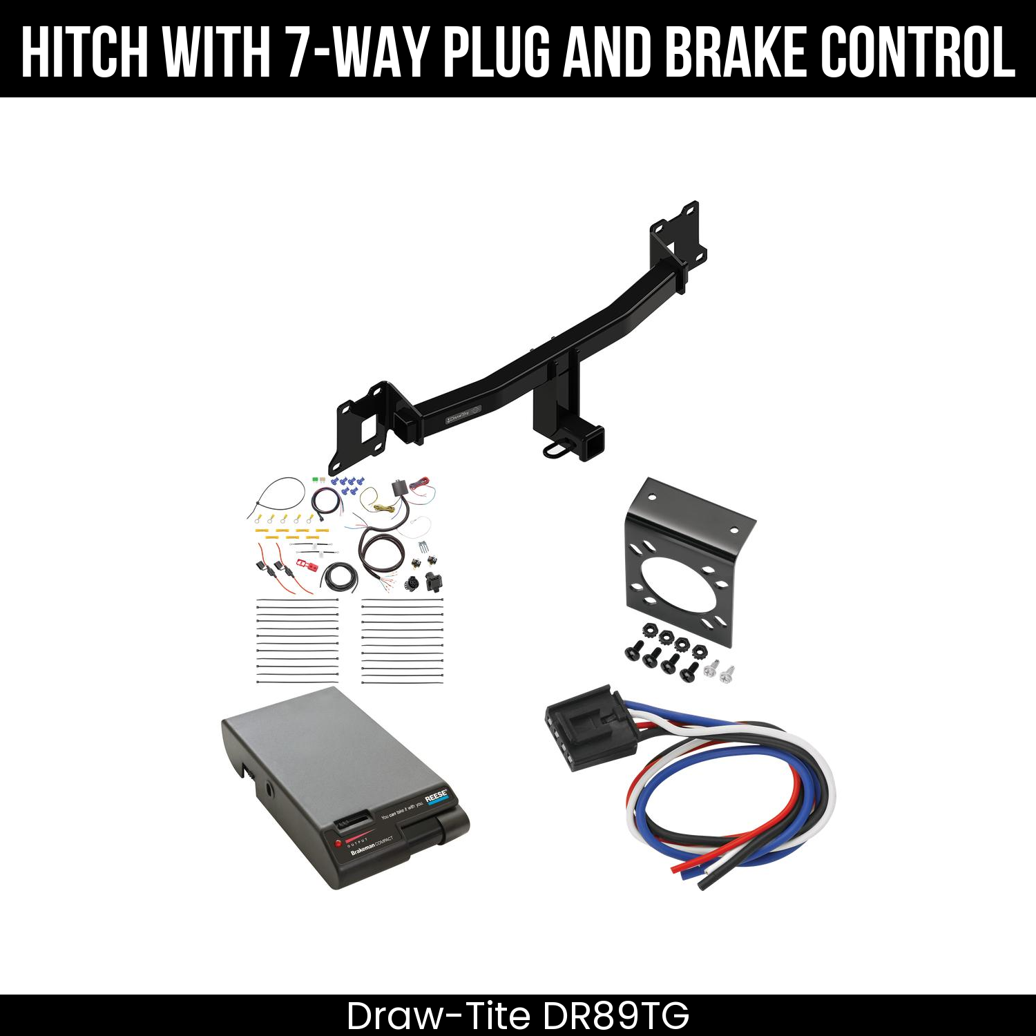 Trailer Hitch , 7-Way , Reese Brakeman Brake Control