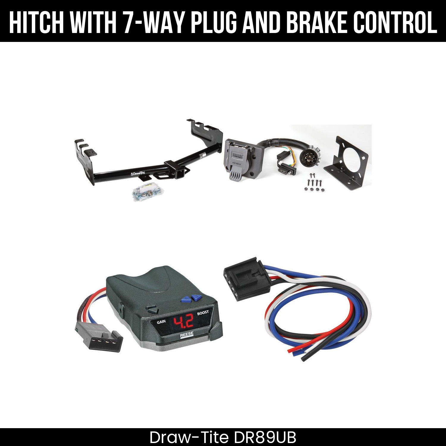 Trailer Hitch , 7-Way , Reese Brake EVN Control