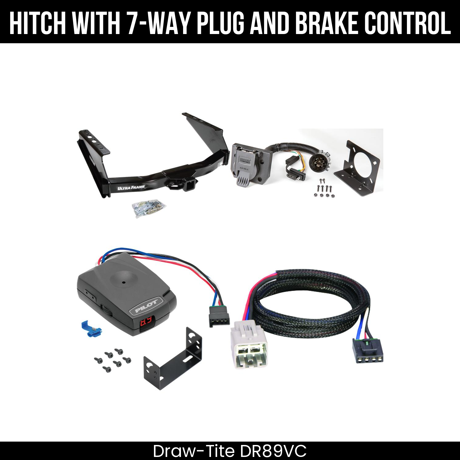 Trailer Hitch , 7-Way , Pro Series Pilot Brake Control