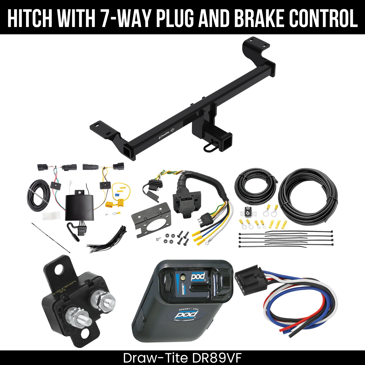 Trailer Hitch , 7-Way , Reese POD Brake Control