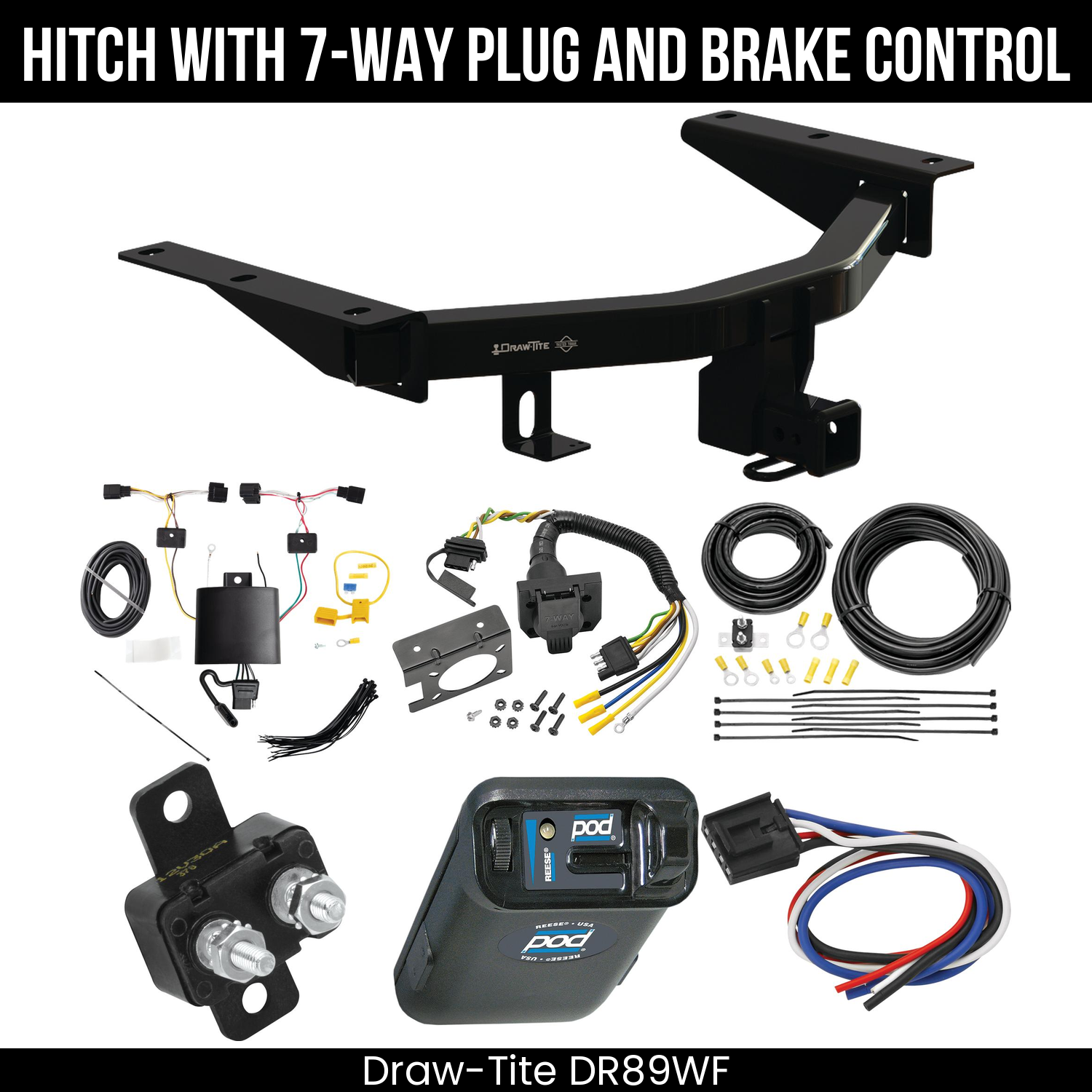 Trailer Hitch , 7-Way , Reese POD Brake Control