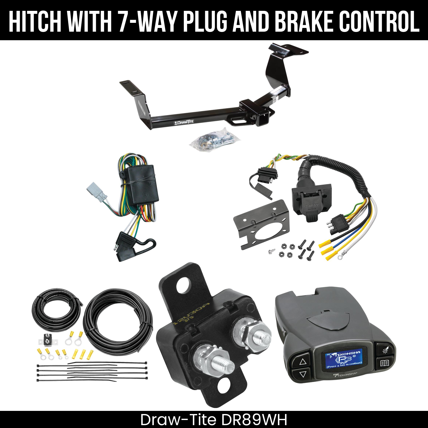 Trailer Hitch , 7-Way , Tekonsha Prodigy P3 Brake Control