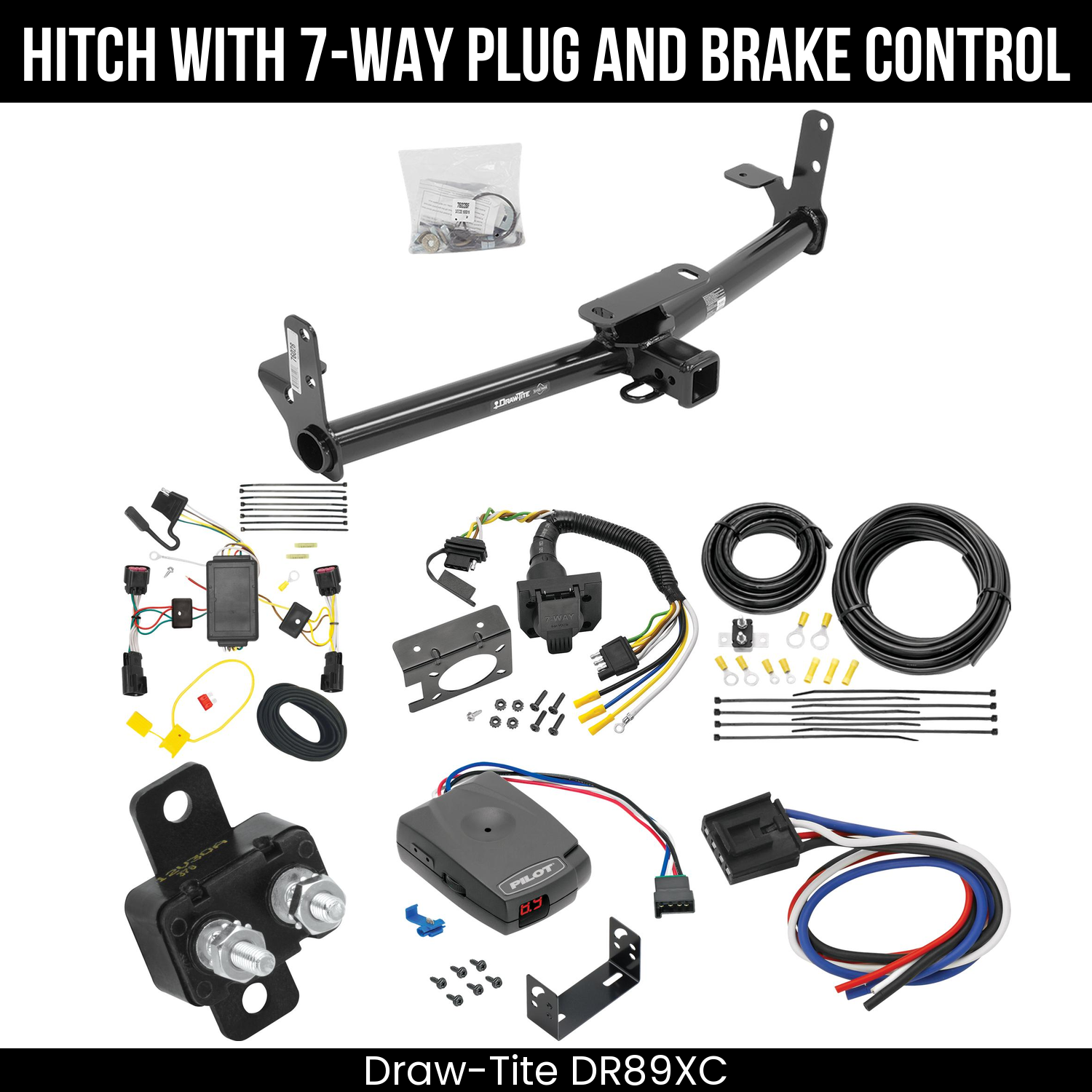 Trailer Hitch , 7-Way , Pro Series Pilot Brake Control
