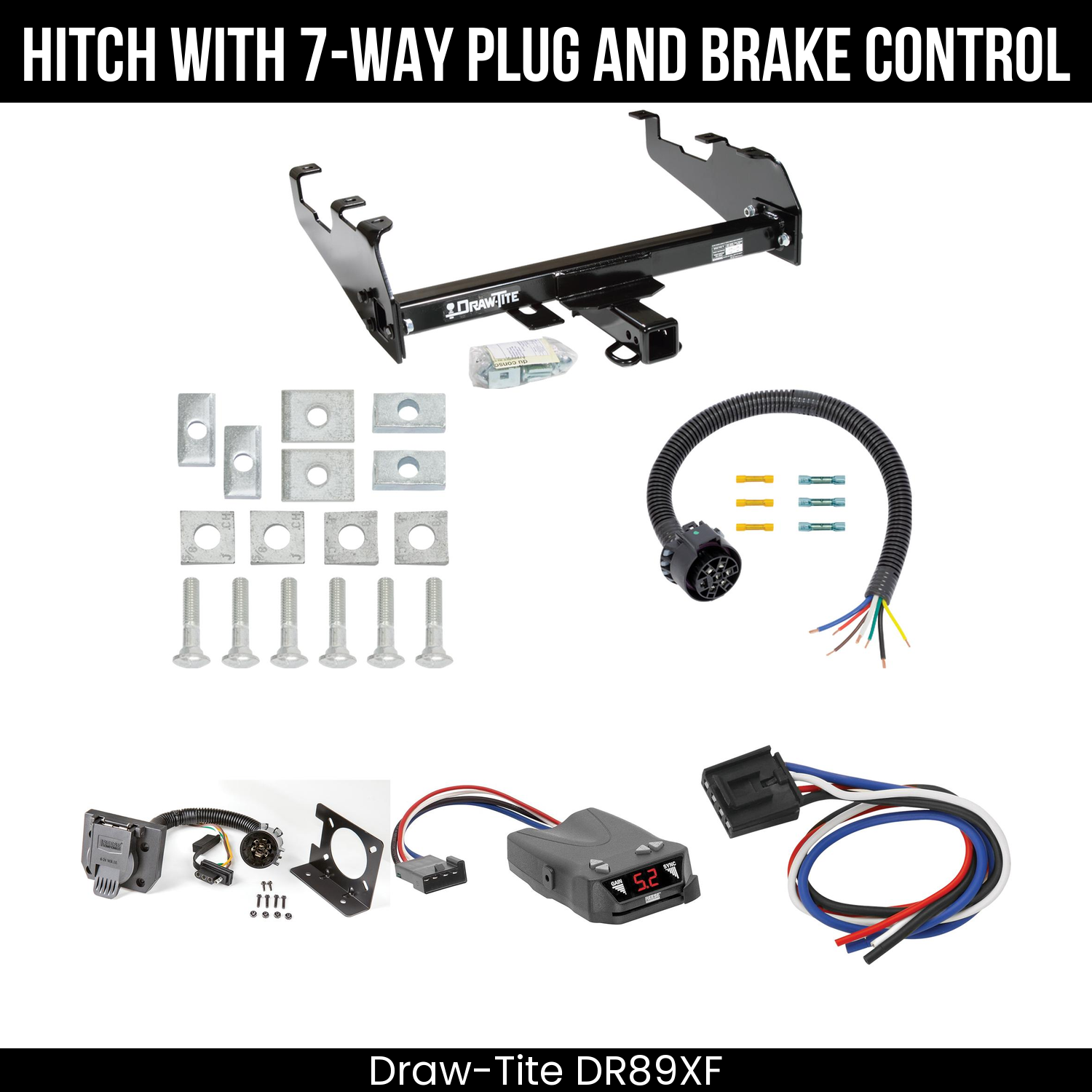 Trailer Hitch , 7-Way , Reese Brakeman IV Brake Control