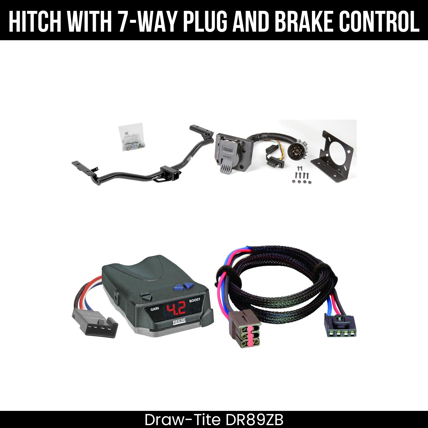 Trailer Hitch , 7-Way , Reese Brake EVN Control