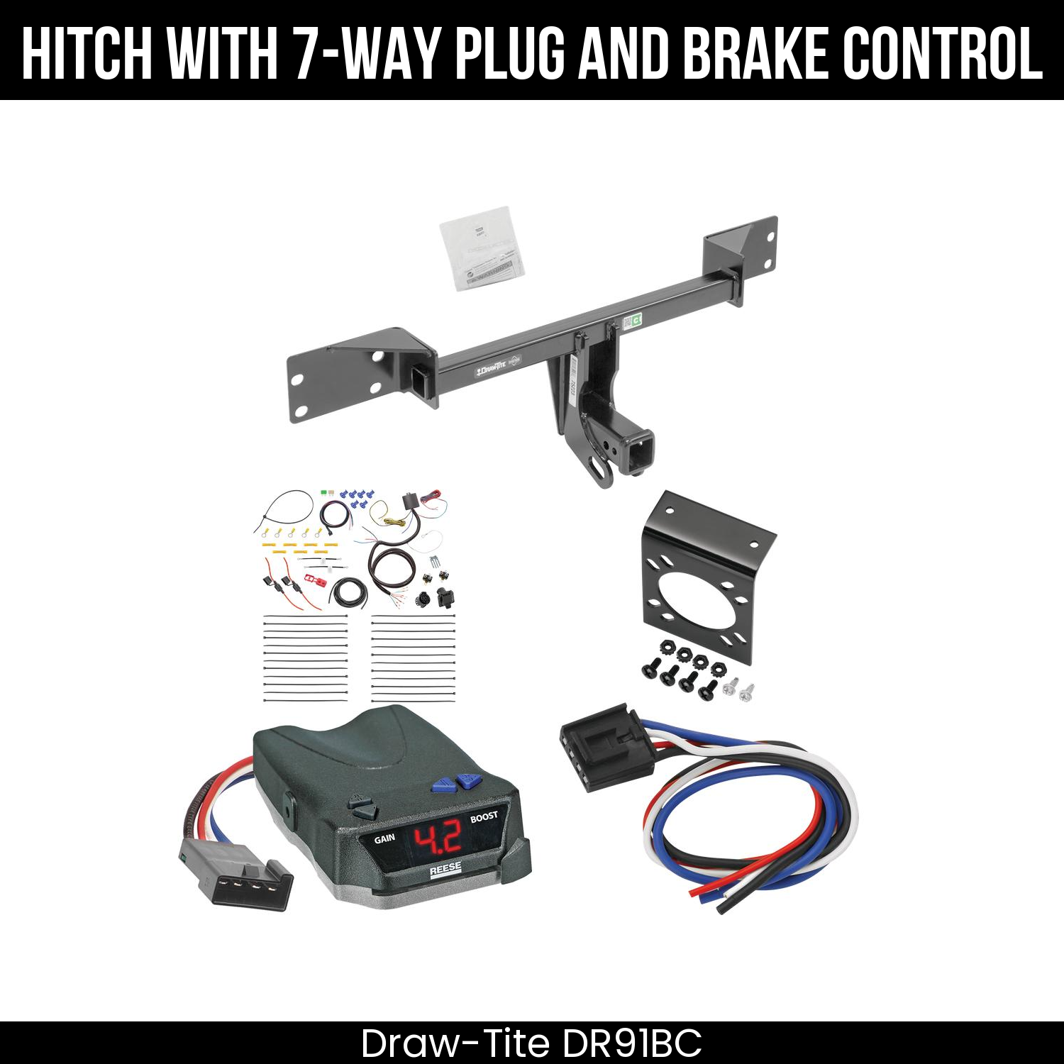 Trailer Hitch , 7-Way , Reese Brake EVN Control
