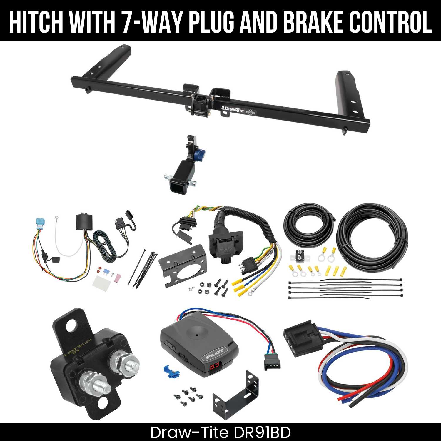 Trailer Hitch , 7-Way , Pro Series Pilot Brake Control