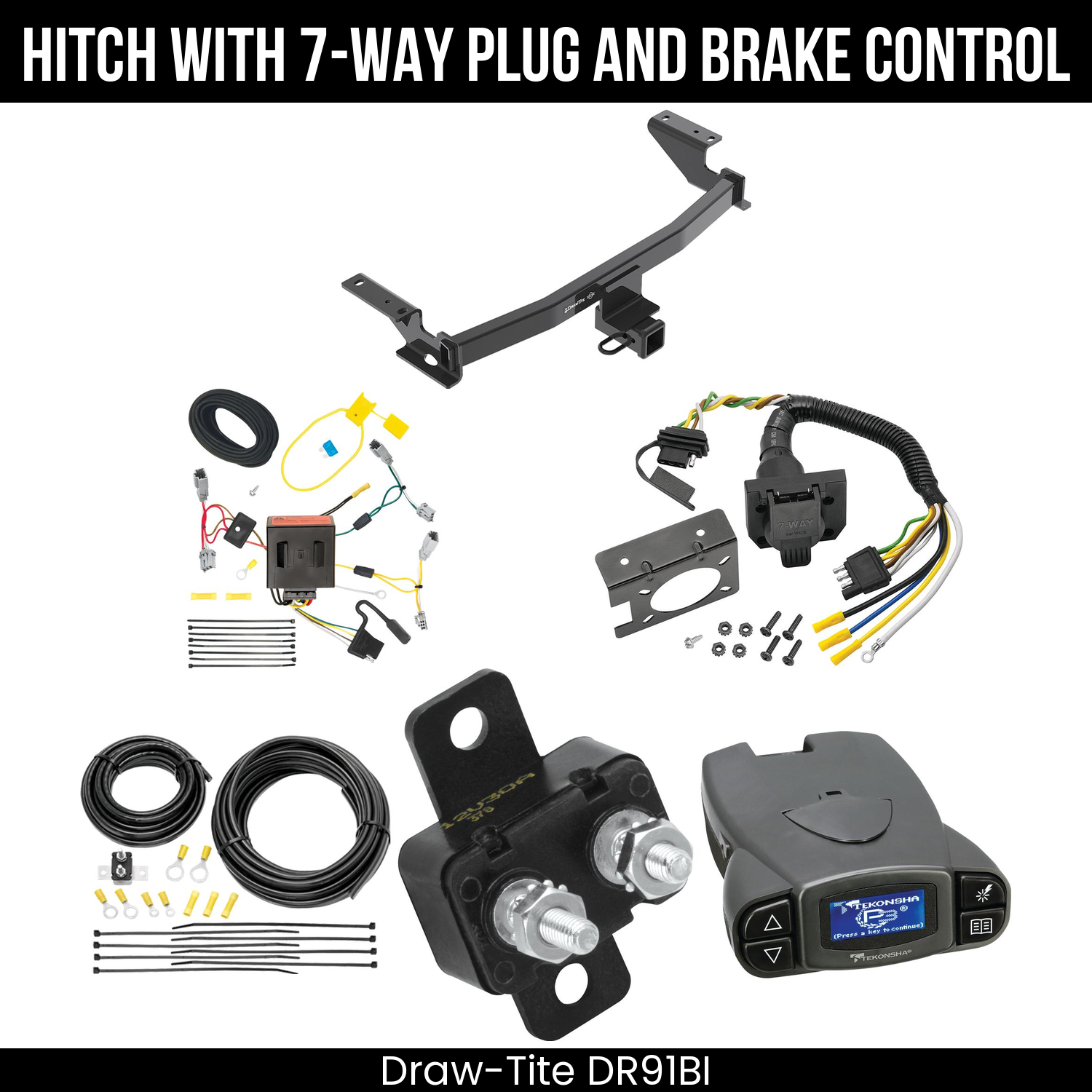 Trailer Hitch , 7-Way , Tekonsha Prodigy P3 Brake Control