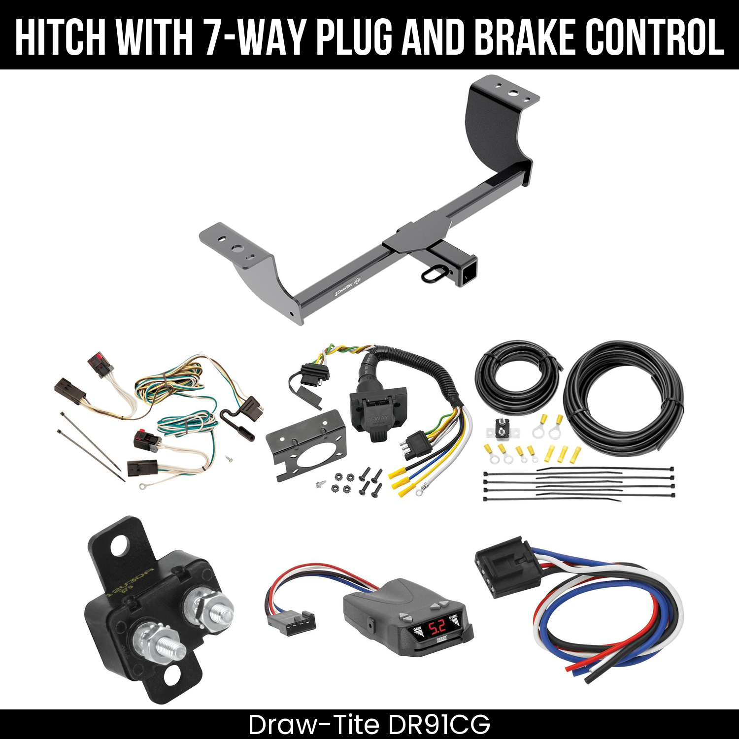 Trailer Hitch , 7-Way , Reese Brakeman IV Brake Control