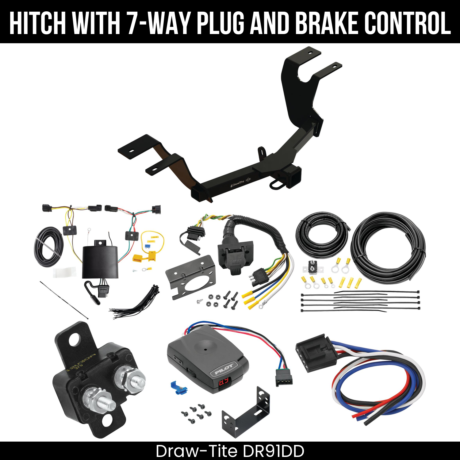 Trailer Hitch , 7-Way , Pro Series Pilot Brake Control