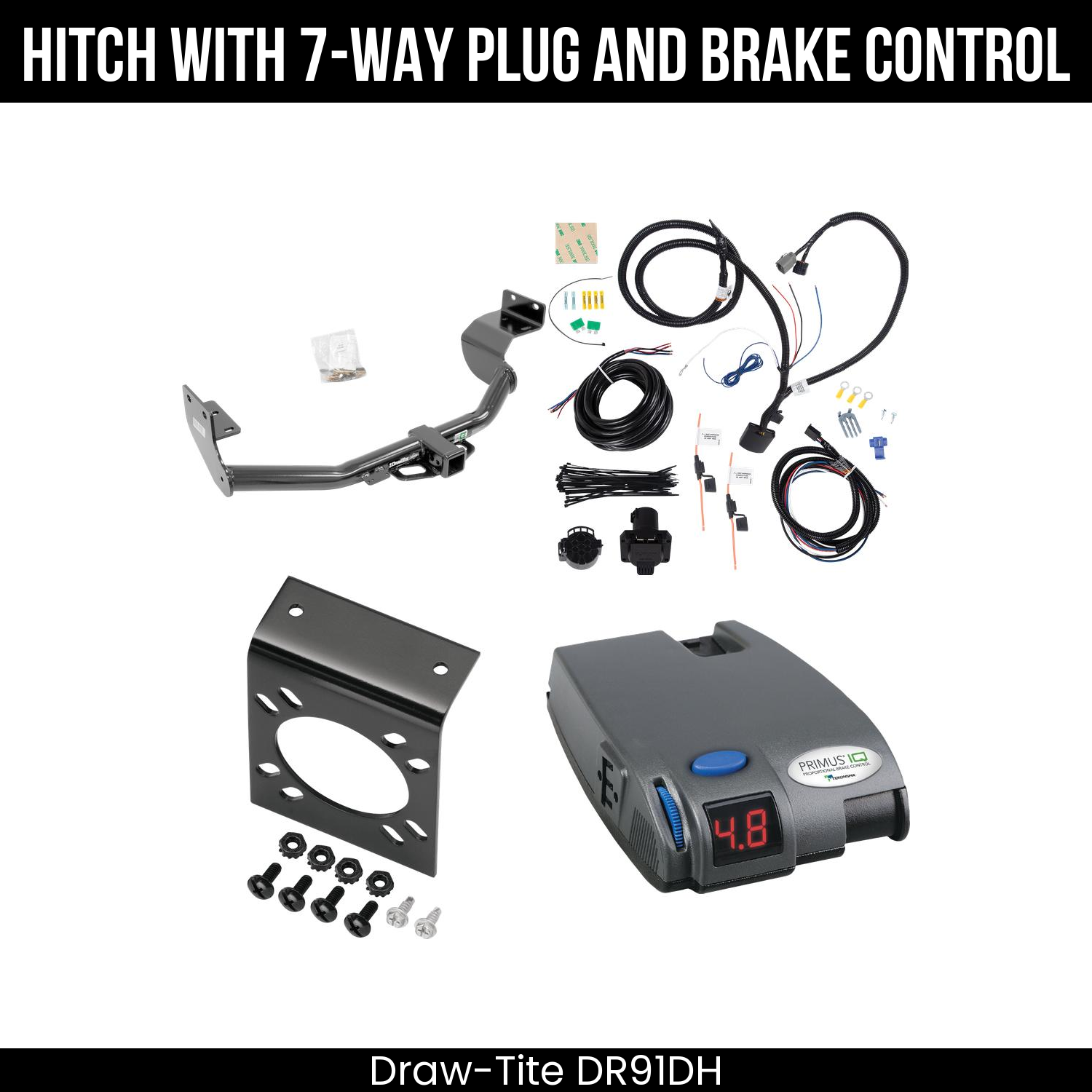 Trailer Hitch , 7-Way , Tekonsha Primus IQ Brake Control