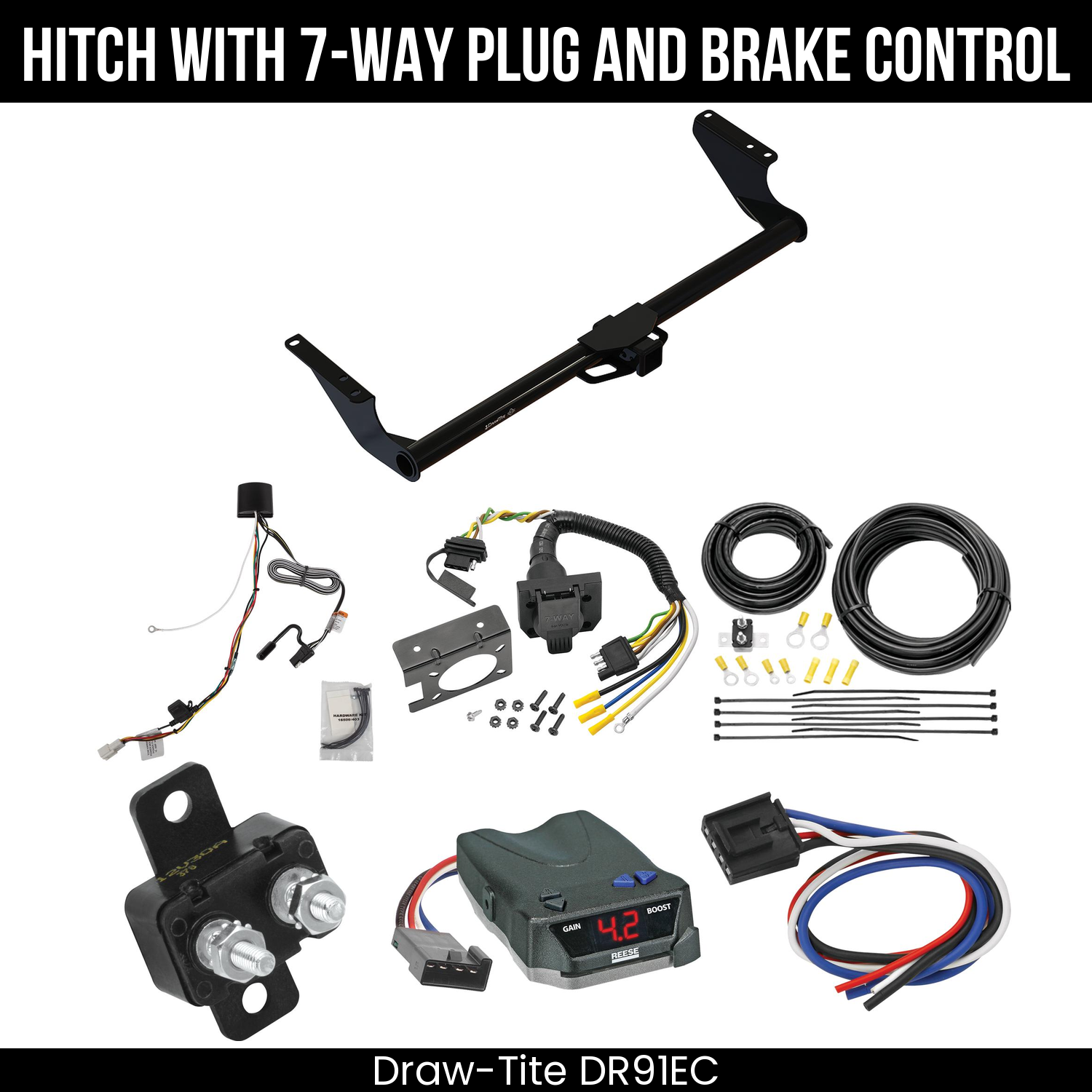 Trailer Hitch , 7-Way , Reese Brake EVN Control