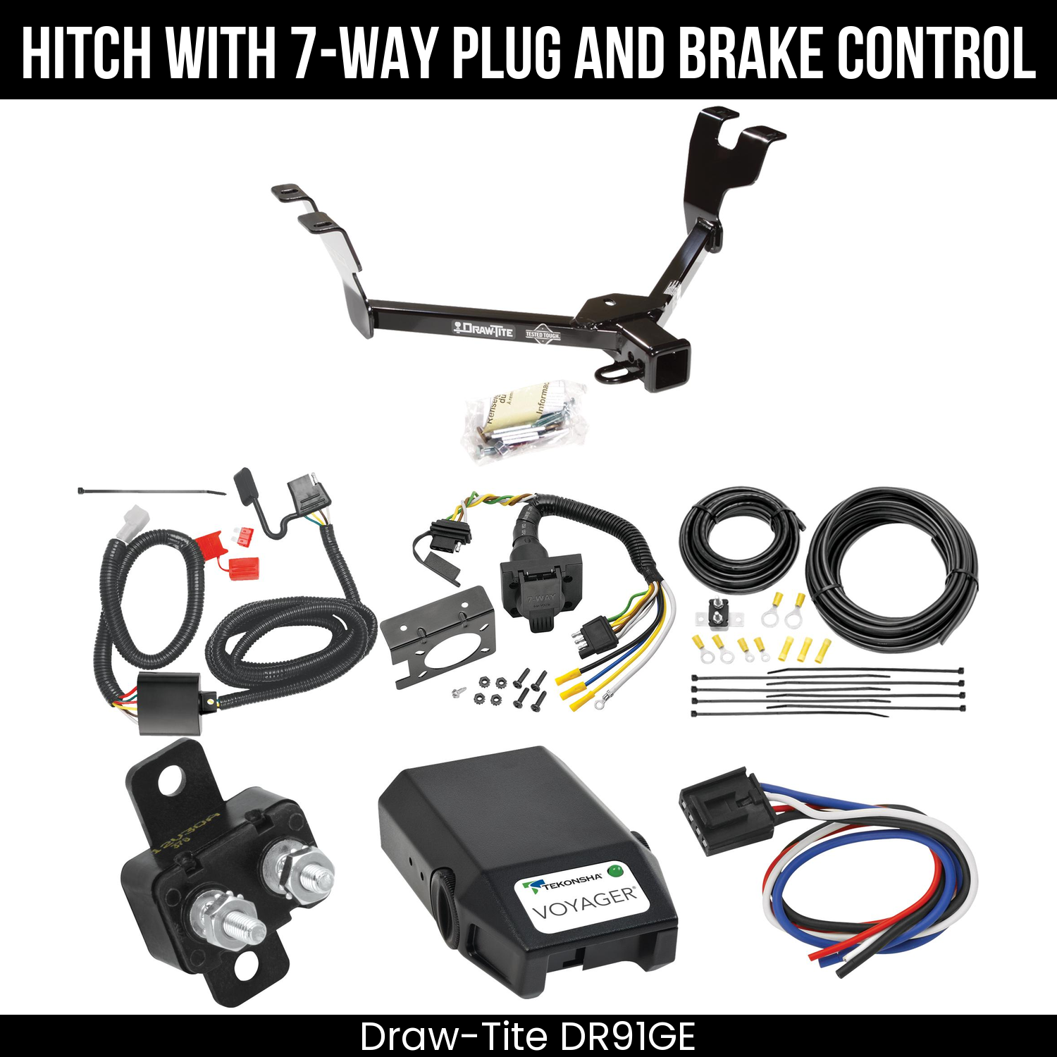 Trailer Hitch , 7-Way , Tekonsha Voyager Brake Control
