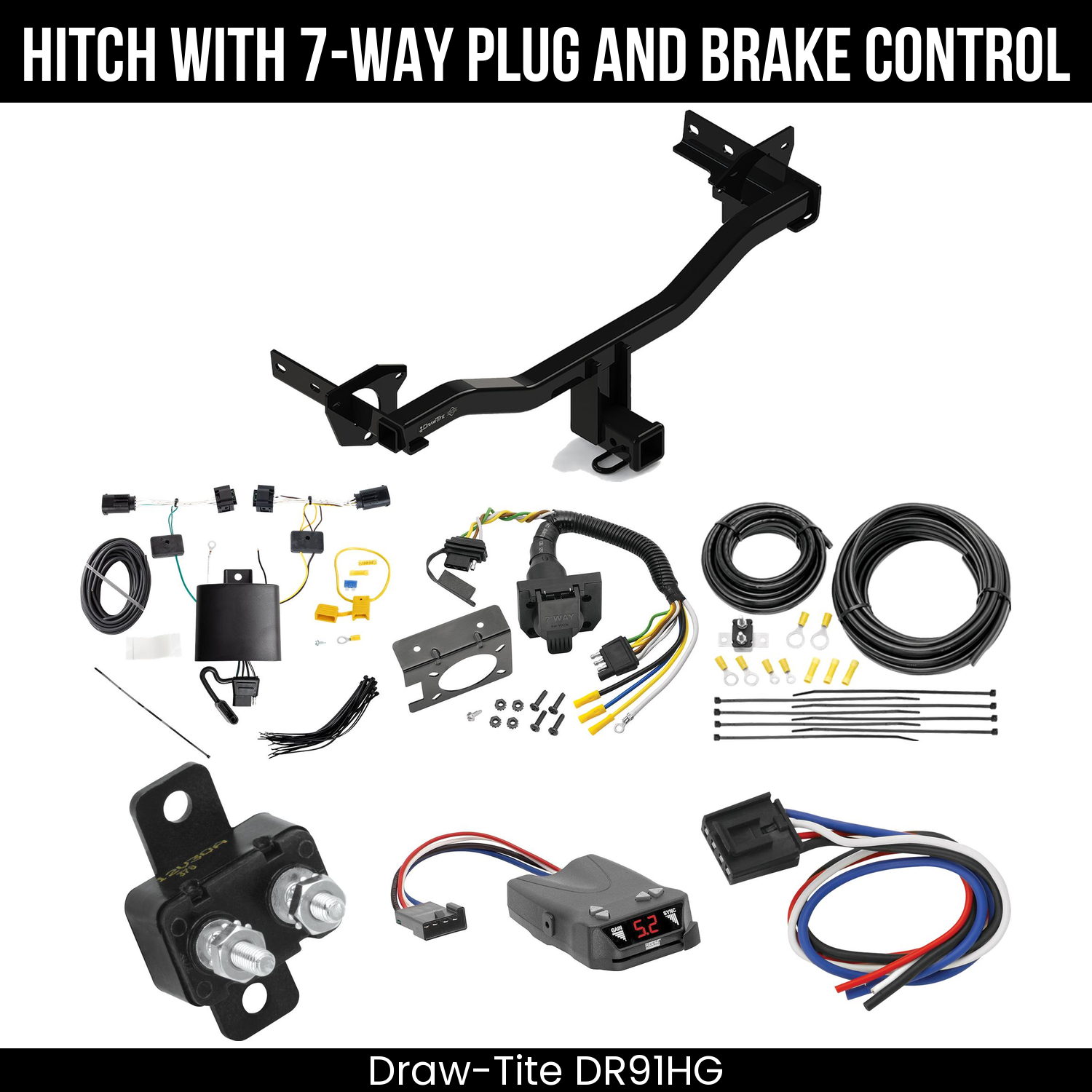 Trailer Hitch , 7-Way , Reese Brakeman IV Brake Control