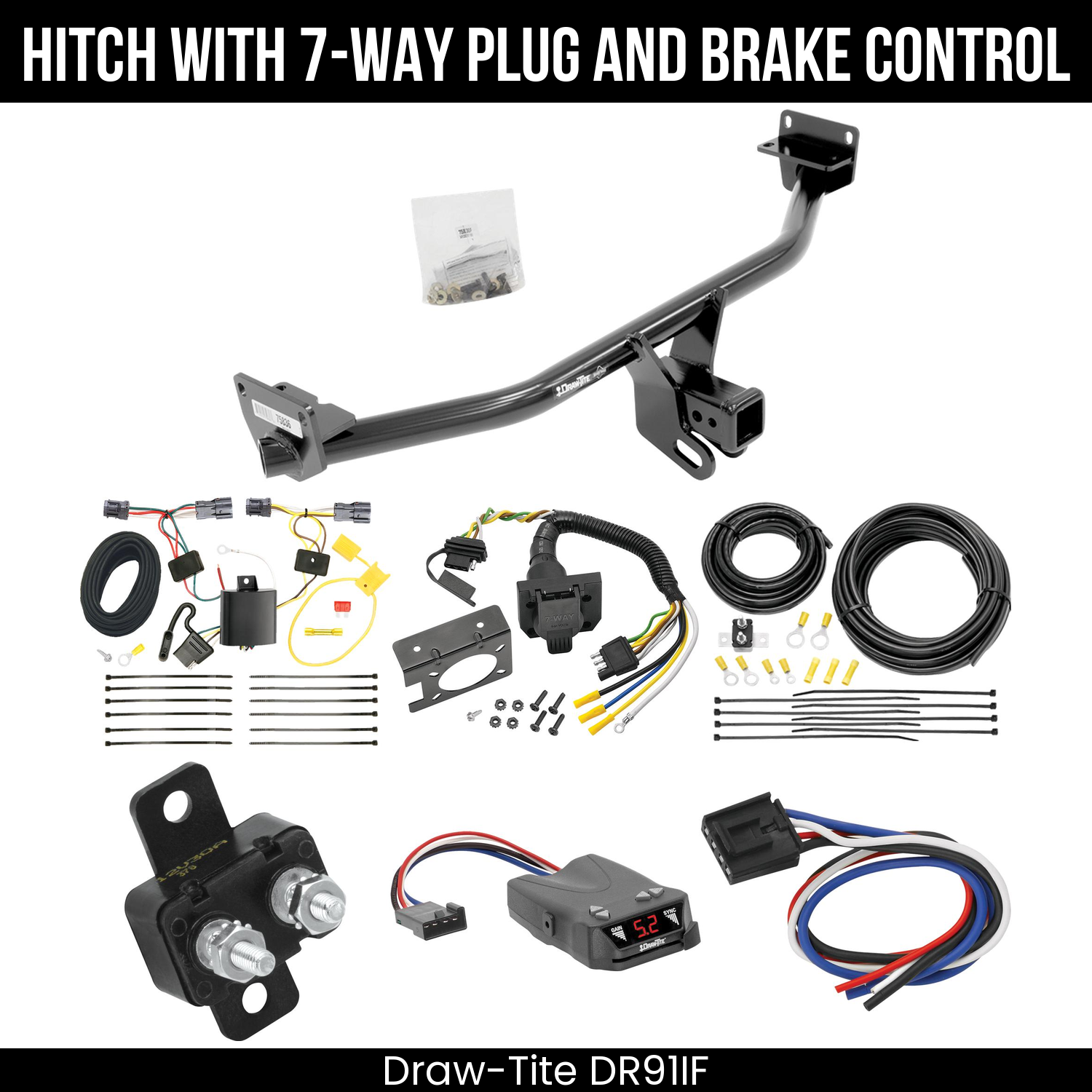 Trailer Hitch , 7-Way , Draw-Tite Activator IV Brake Control
