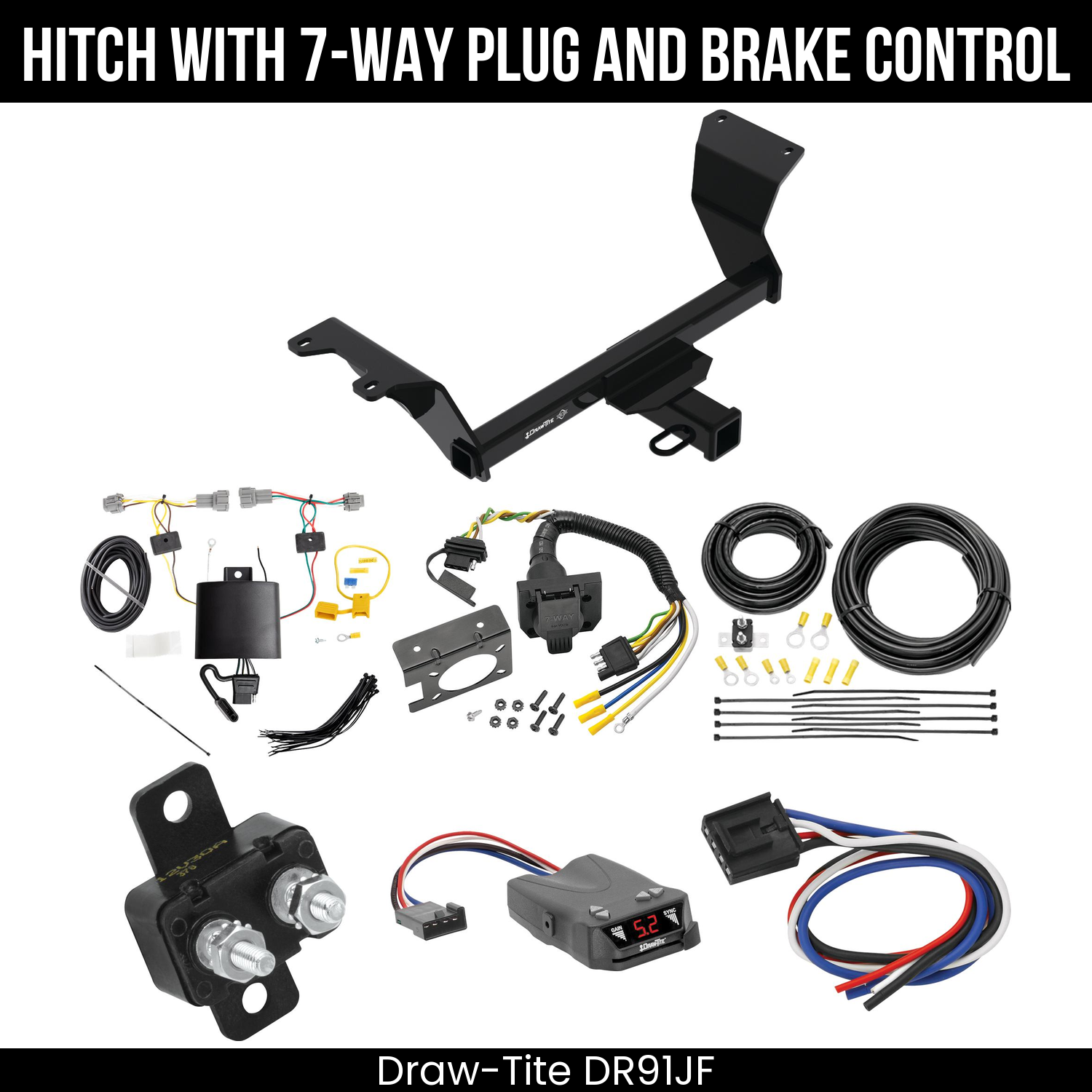 Trailer Hitch , 7-Way , Draw-Tite Activator IV Brake Control