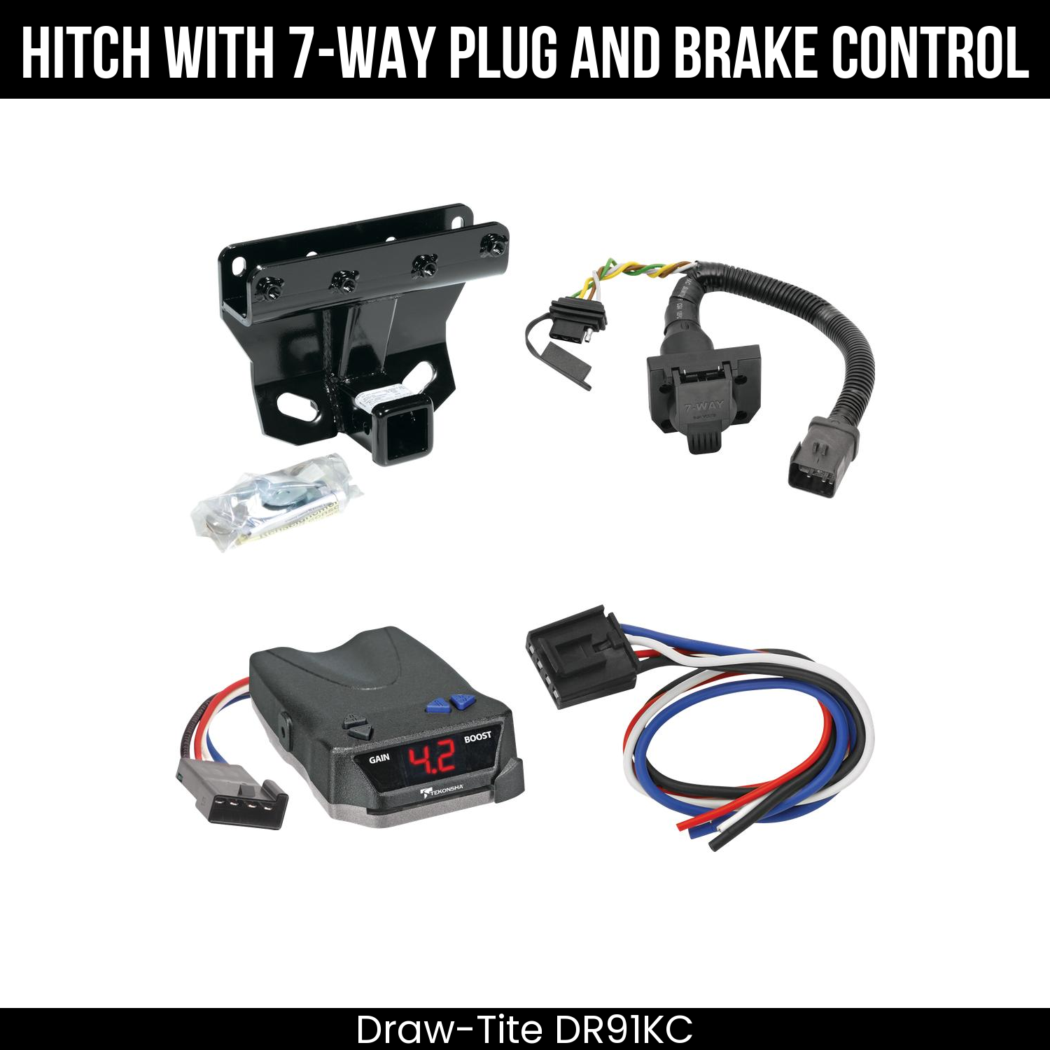 Trailer Hitch , 7-Way , Tekonsha Brake EVN Control