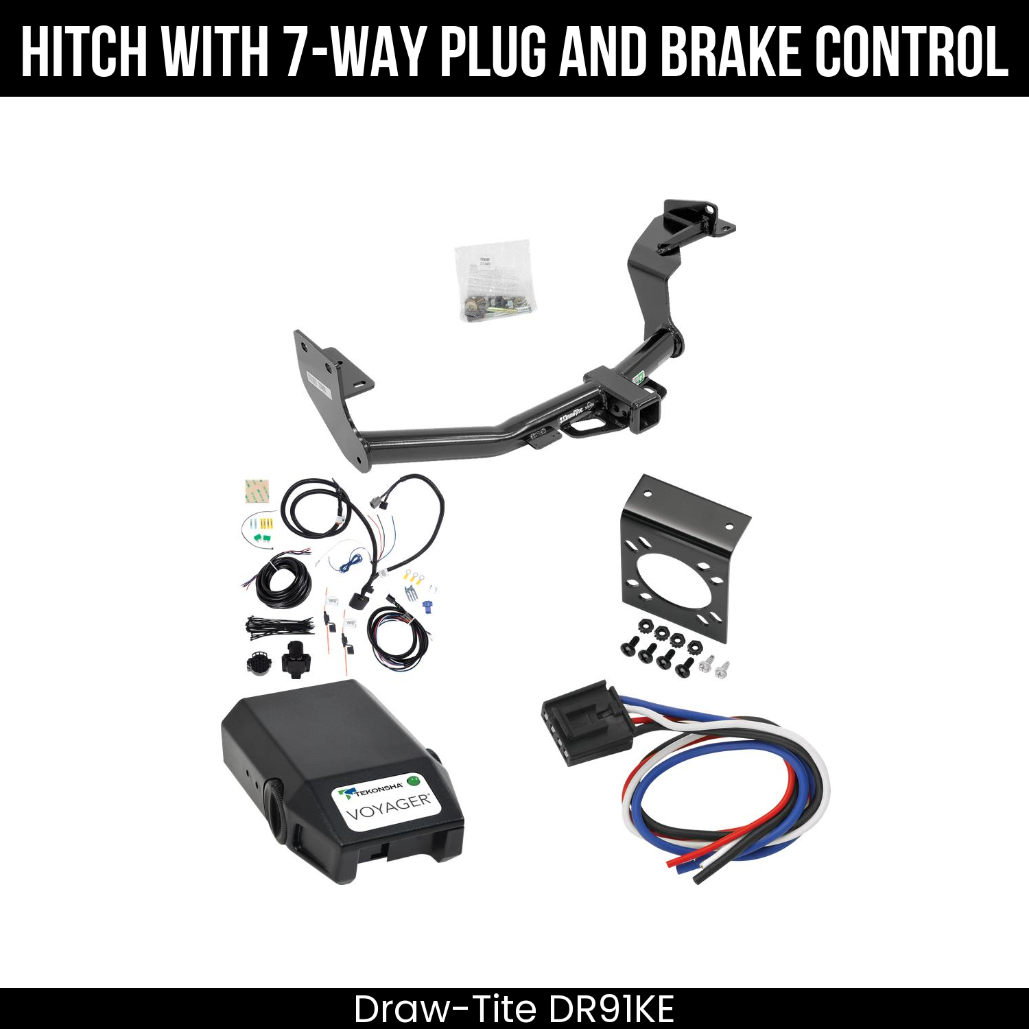 Trailer Hitch , 7-Way , Tekonsha Voyager Brake Control