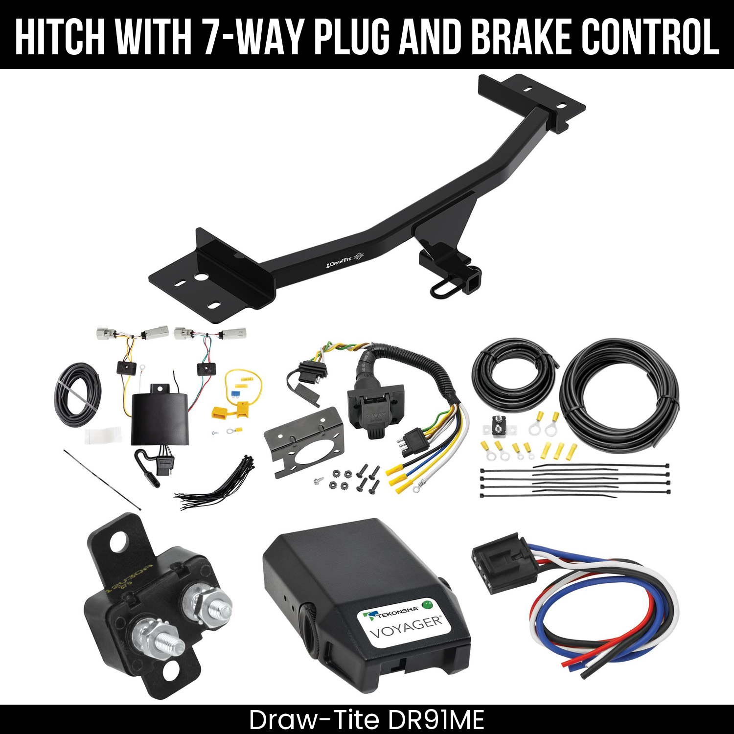 Trailer Hitch , 7-Way , Tekonsha Voyager Brake Control