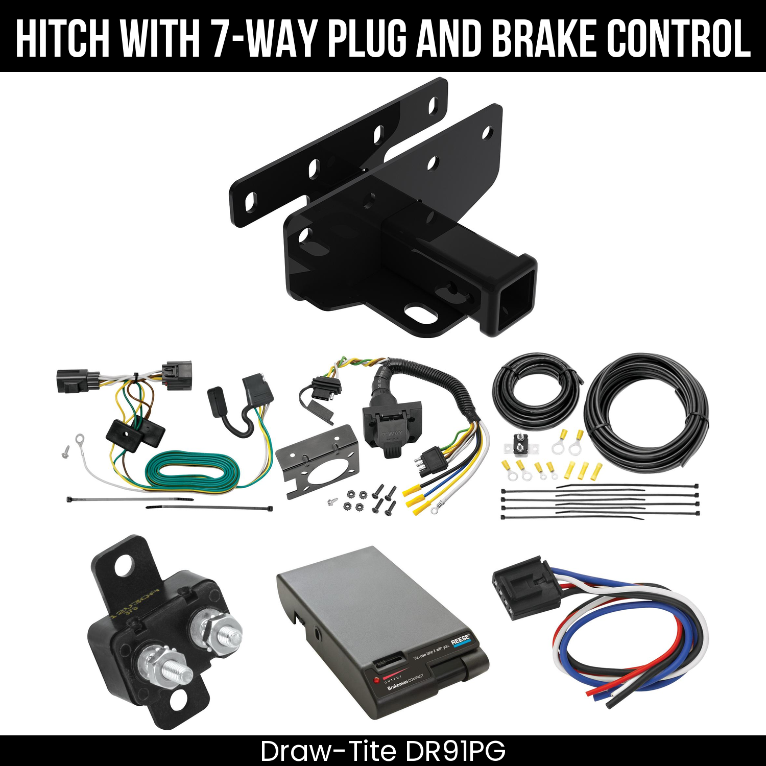 Trailer Hitch , 7-Way , Reese Brakeman Brake Control