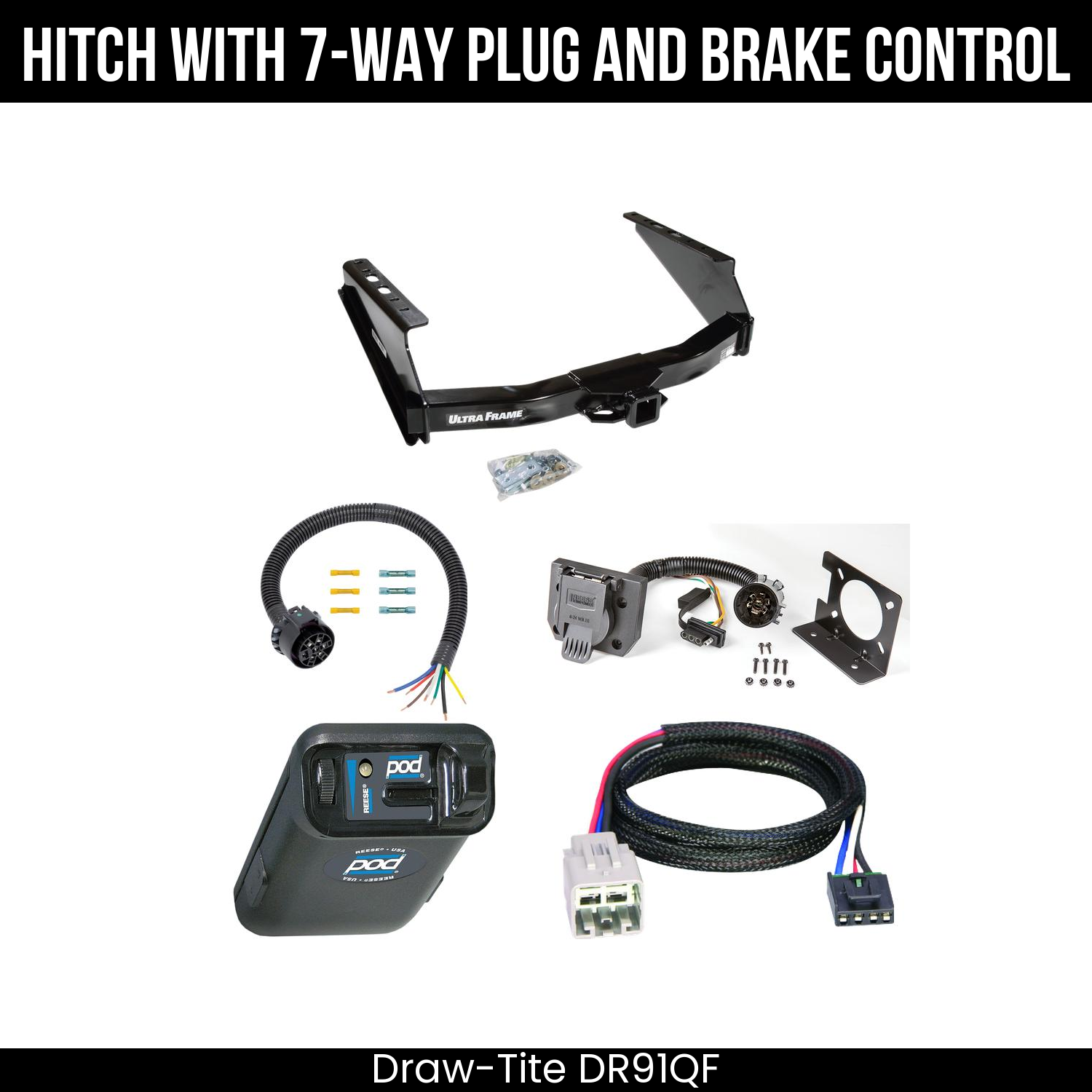 Trailer Hitch , 7-Way , Reese POD Brake Control
