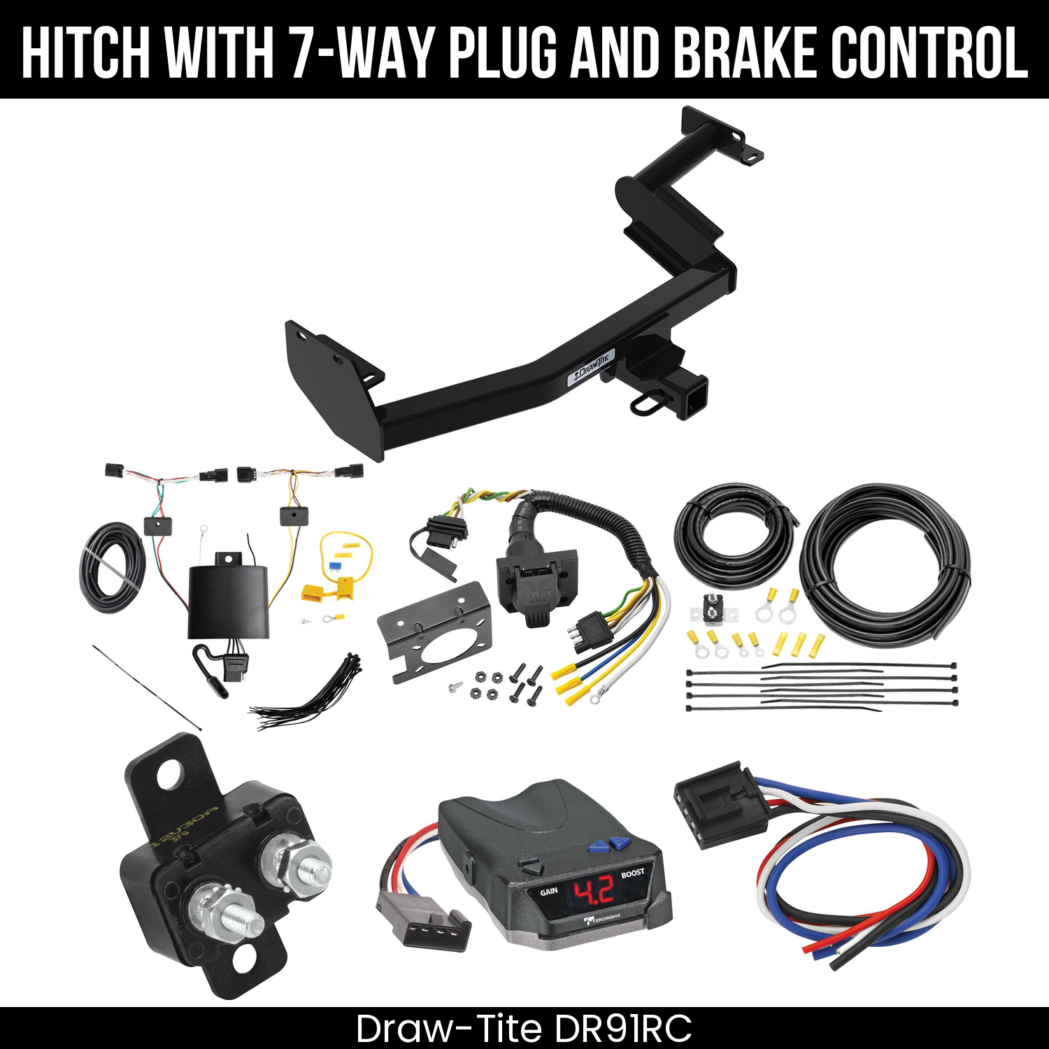 Trailer Hitch , 7-Way , Tekonsha Brake EVN Control