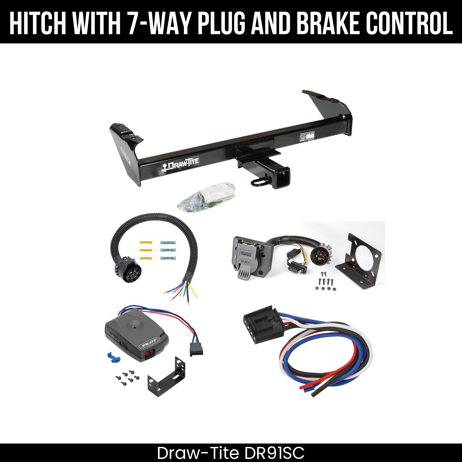 Trailer Hitch , 7-Way , Pro Series Pilot Brake Control