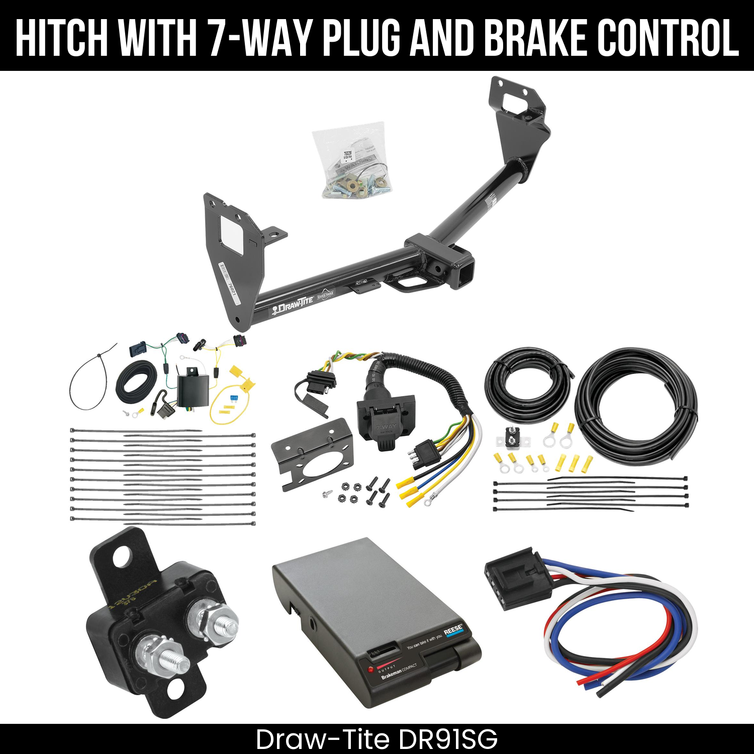 Trailer Hitch , 7-Way , Reese Brakeman Brake Control