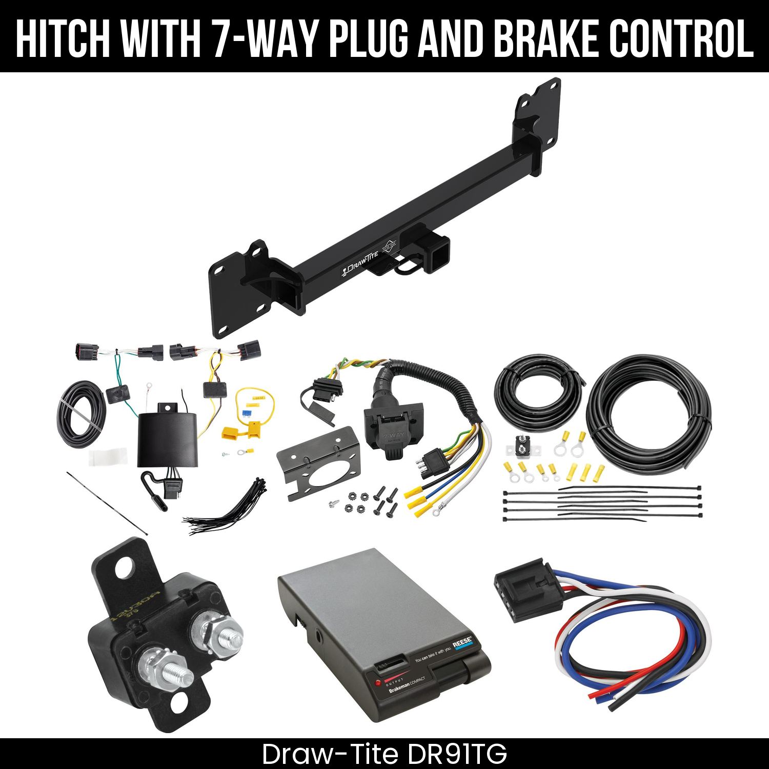 Trailer Hitch , 7-Way , Reese Brakeman Brake Control