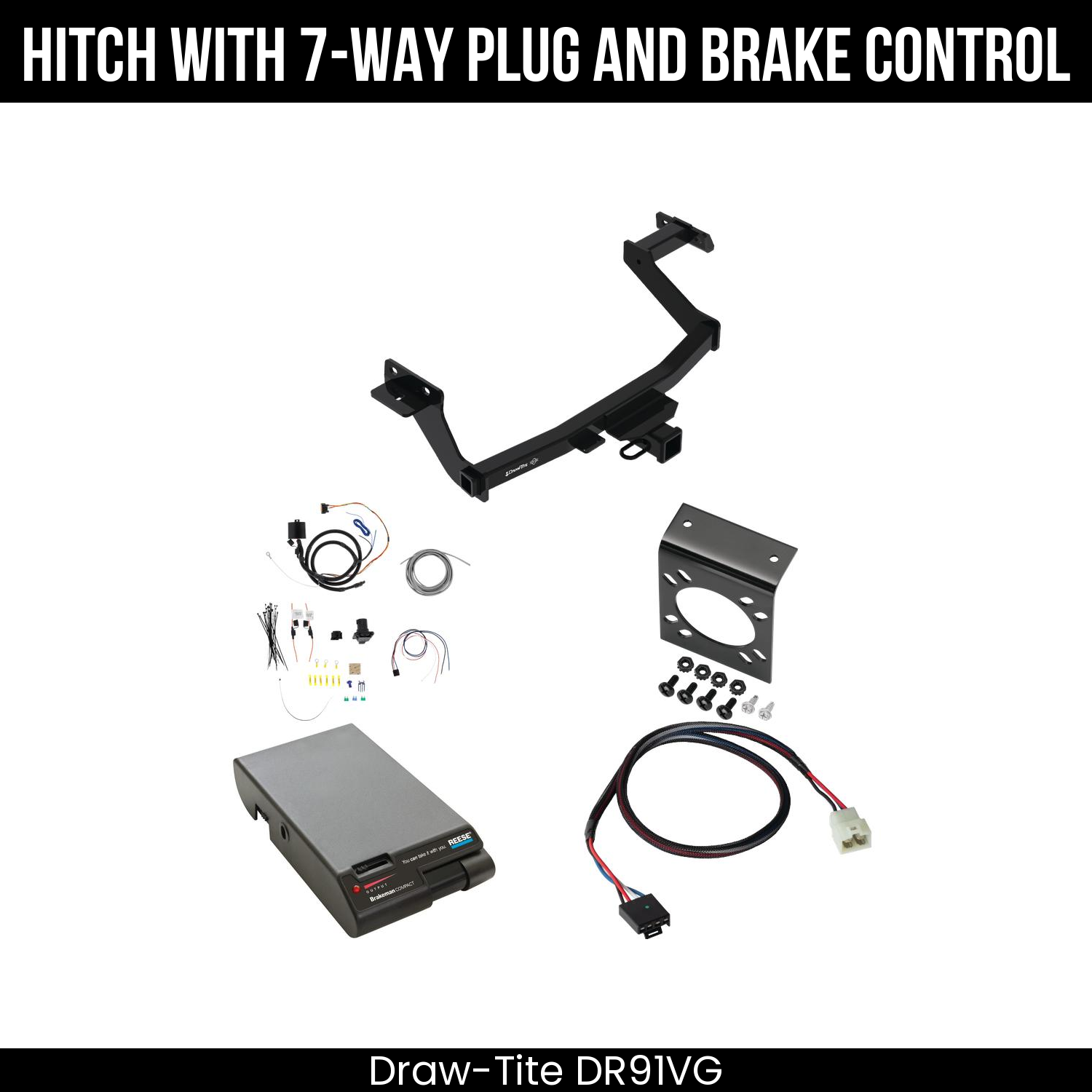 Trailer Hitch , 7-Way , Reese Brakeman Brake Control