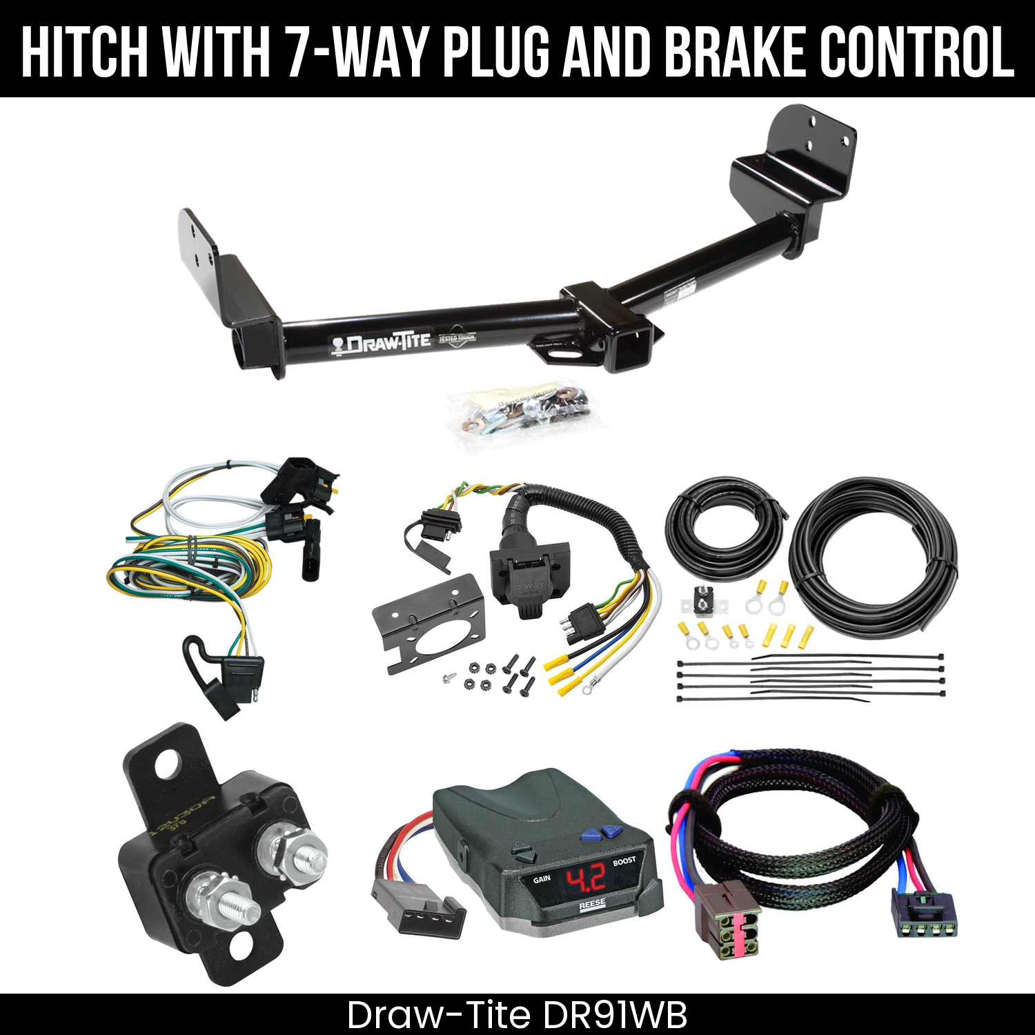 Trailer Hitch , 7-Way , Reese Brake EVN Control