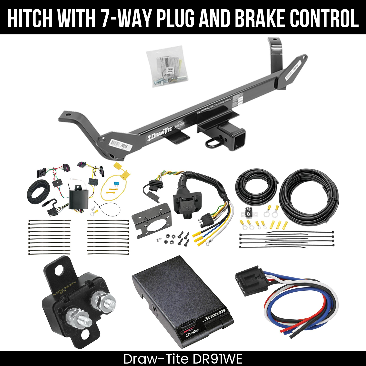Trailer Hitch , 7-Way , Draw-Tite Activator Brake Control