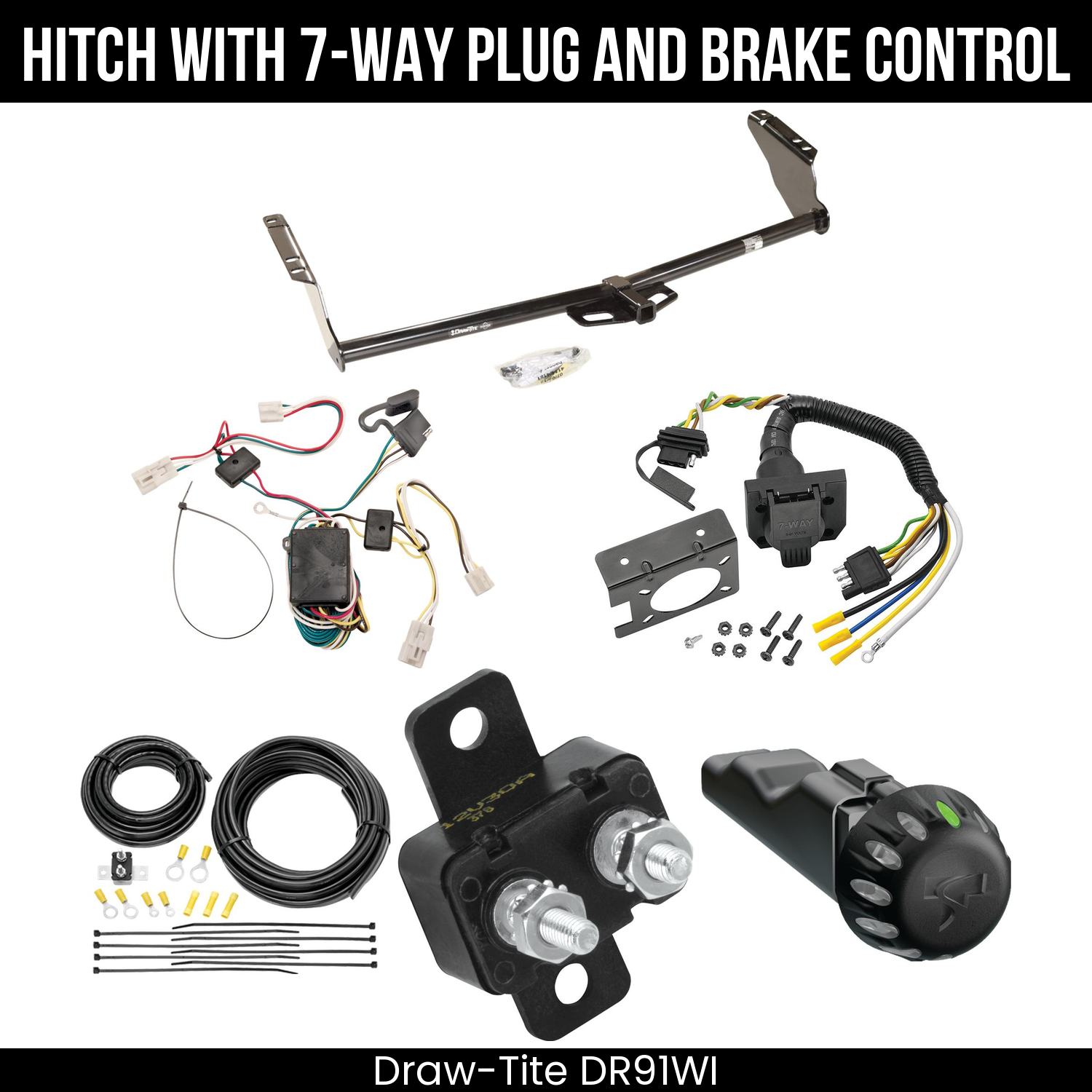 Trailer Hitch , 7-Way , Tekonsha Voyager iD Smart Brake Control