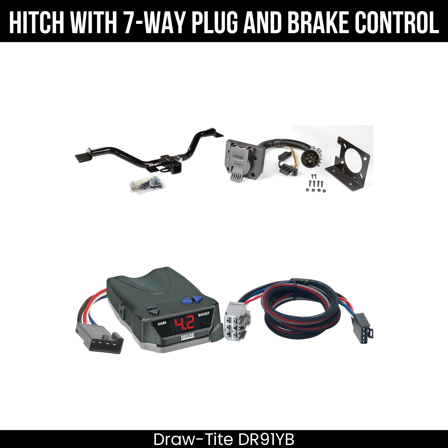 Trailer Hitch , 7-Way , Reese Brake EVN Control