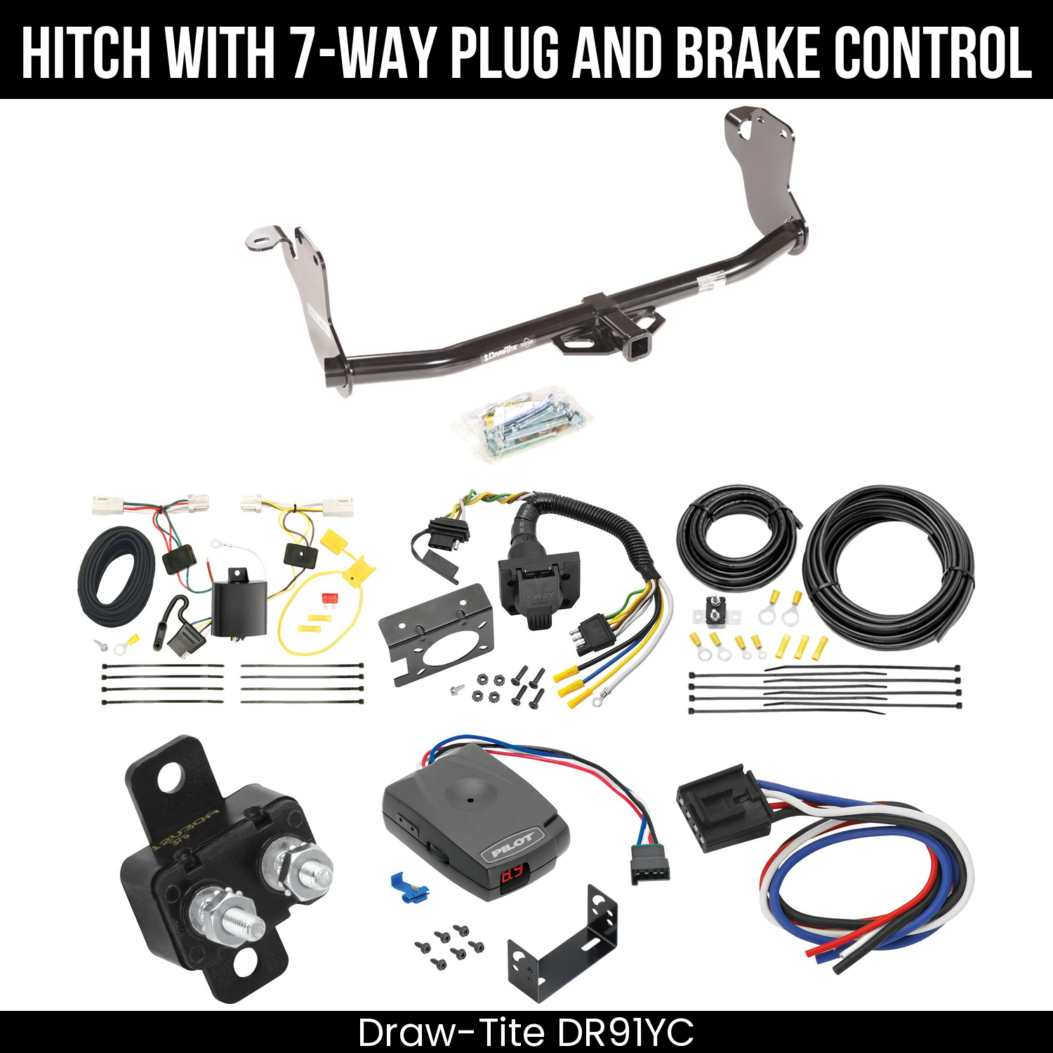 Trailer Hitch , 7-Way , Pro Series Pilot Brake Control