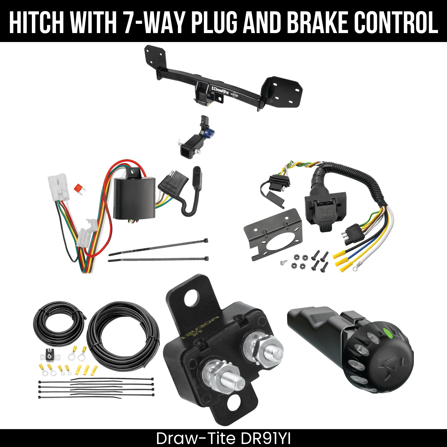 Trailer Hitch , 7-Way , Tekonsha Voyager iD Smart Brake Control