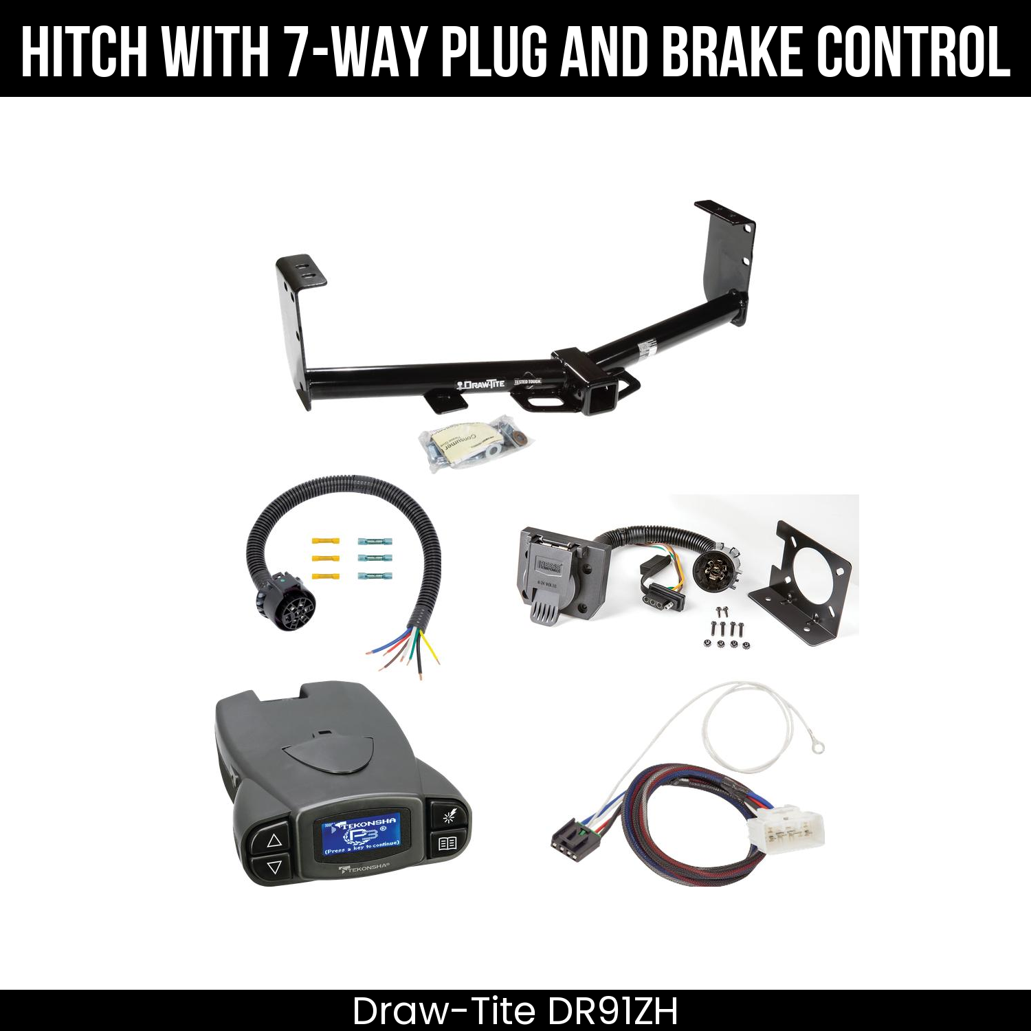 Trailer Hitch , 7-Way , Tekonsha Prodigy P3 Brake Control