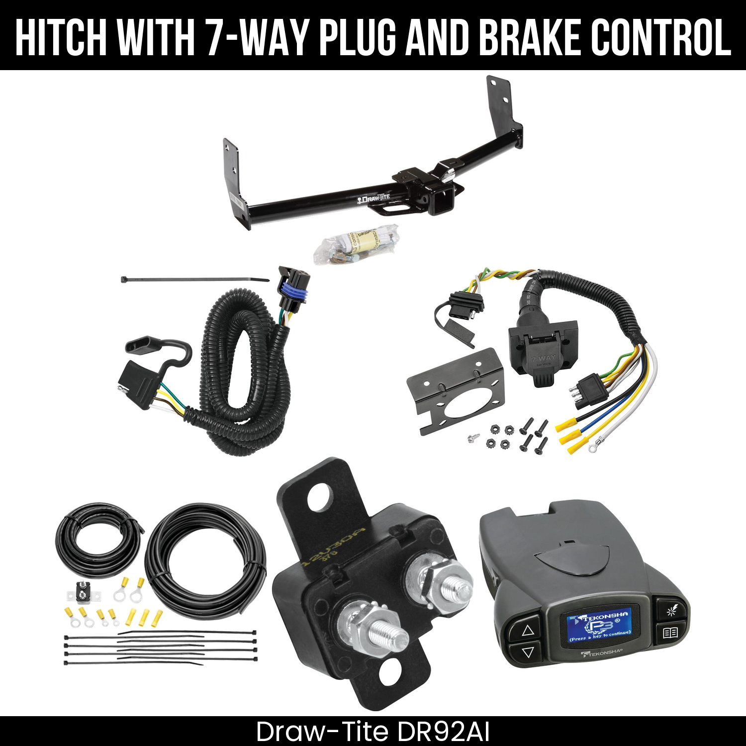 Trailer Hitch , 7-Way , Tekonsha Prodigy P3 Brake Control