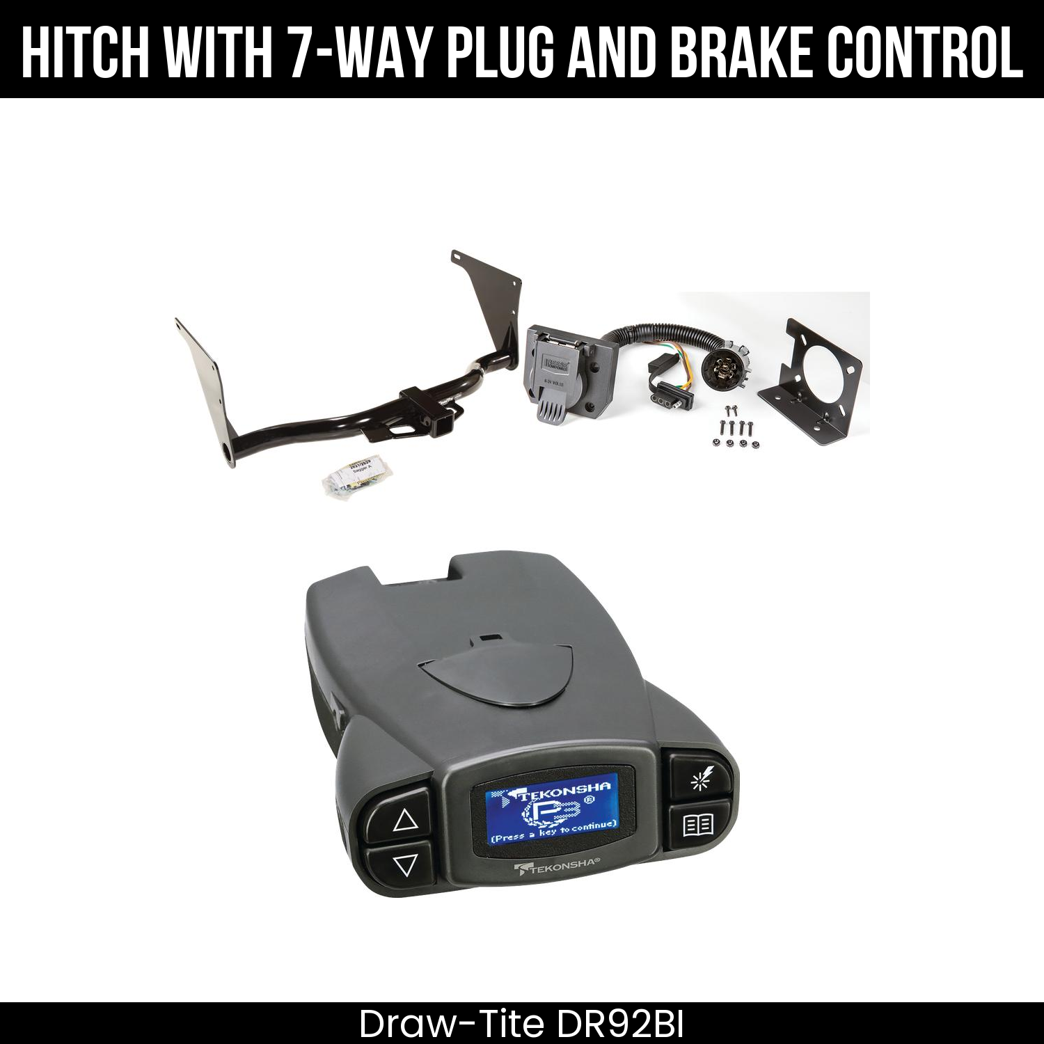 Trailer Hitch , 7-Way , Tekonsha Prodigy P3 Brake Control