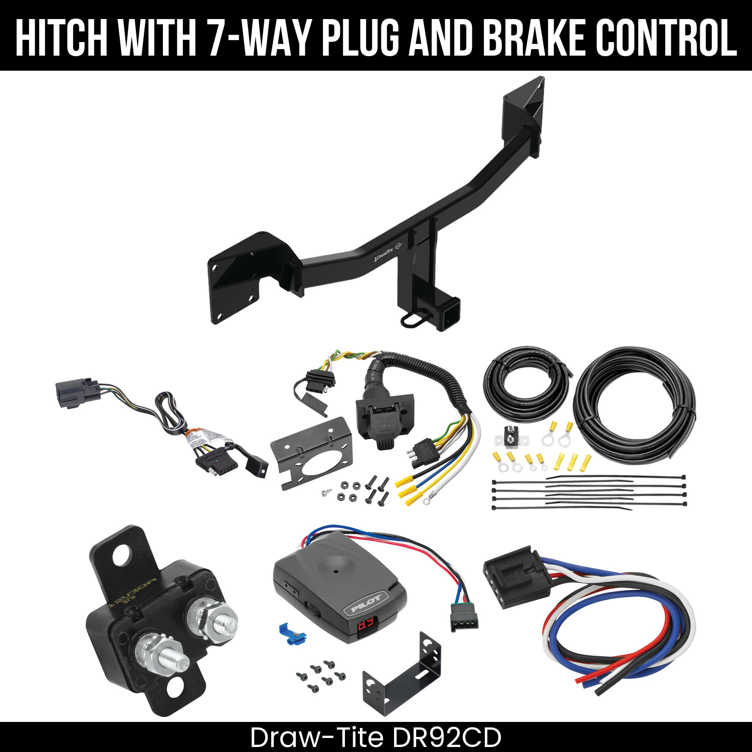 Trailer Hitch , 7-Way , Pro Series Pilot Brake Control