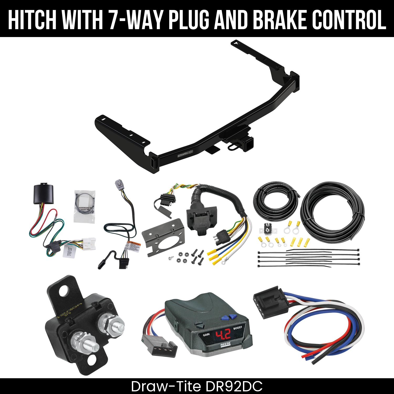 Trailer Hitch , 7-Way , Reese Brake EVN Control
