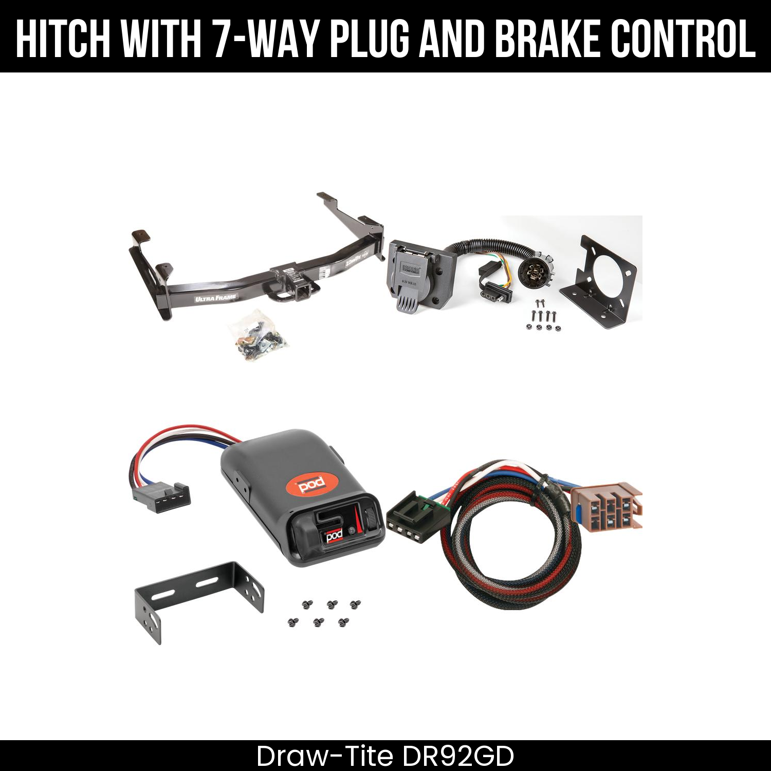 Trailer Hitch , 7-Way , Pro Series POD Brake Control