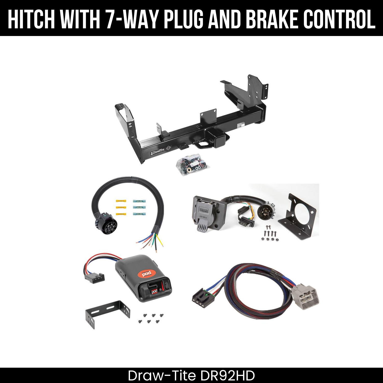 Trailer Hitch , 7-Way , Pro Series POD Brake Control