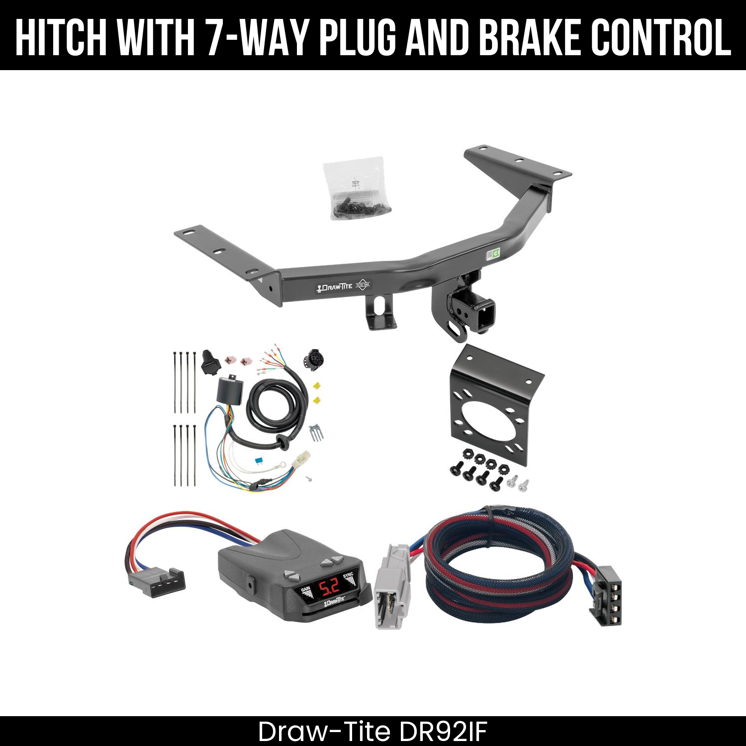 Trailer Hitch , 7-Way , Draw-Tite Activator IV Brake Control